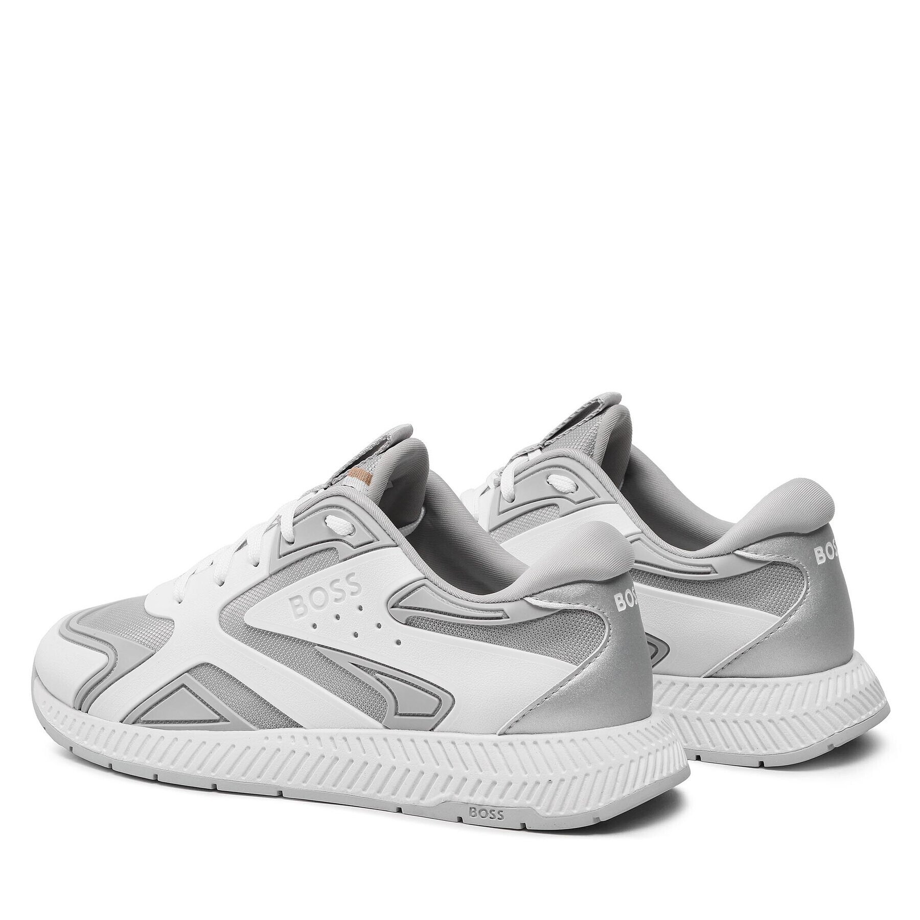 Boss Сникърси Titanium 50493271 Бял - Pepit.bg