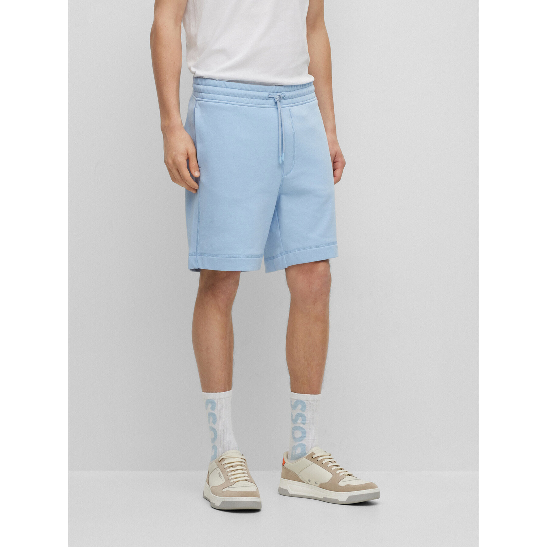 Boss Спортни шорти 50468454 Син Regular Fit - Pepit.bg