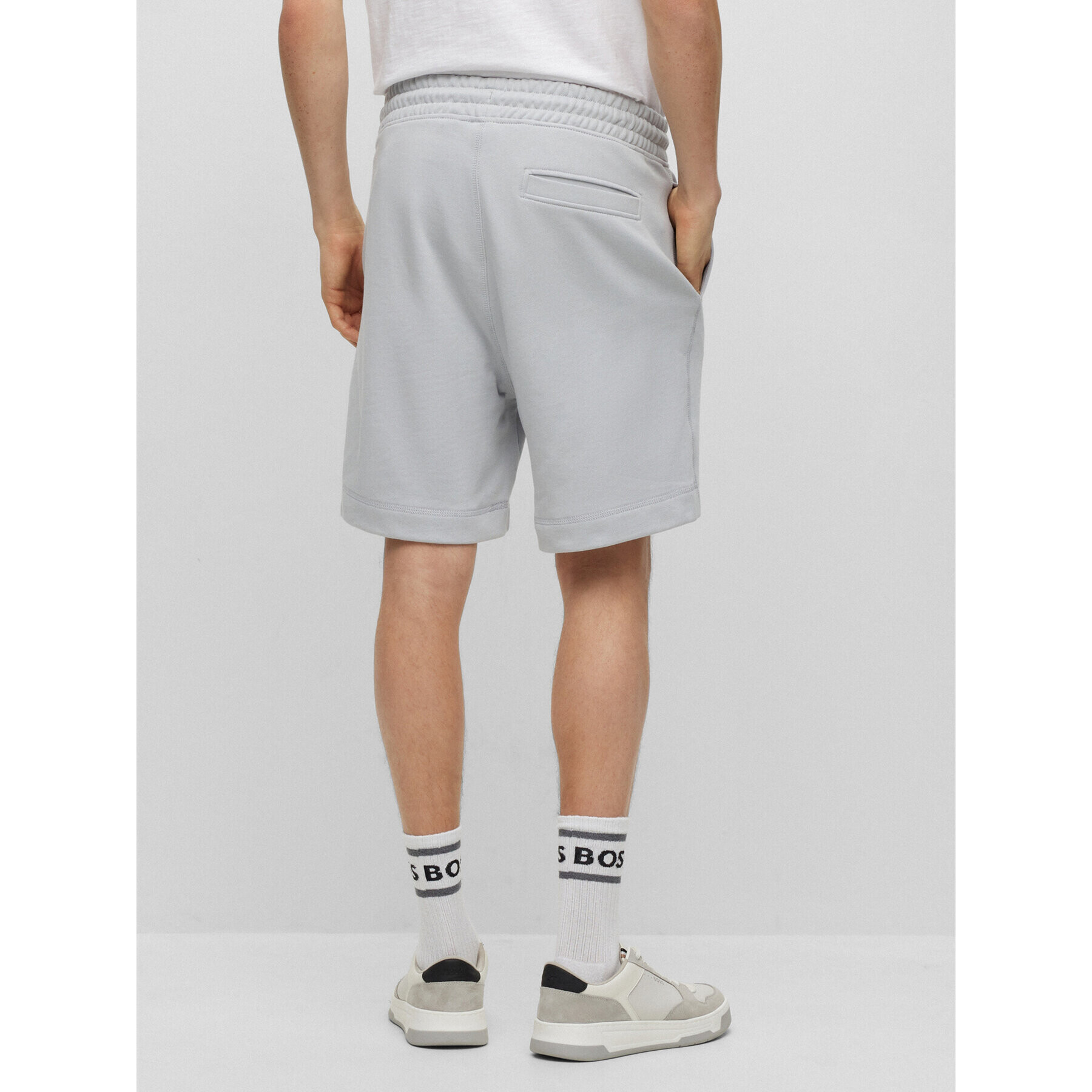 Boss Спортни шорти 50468454 Сив Regular Fit - Pepit.bg