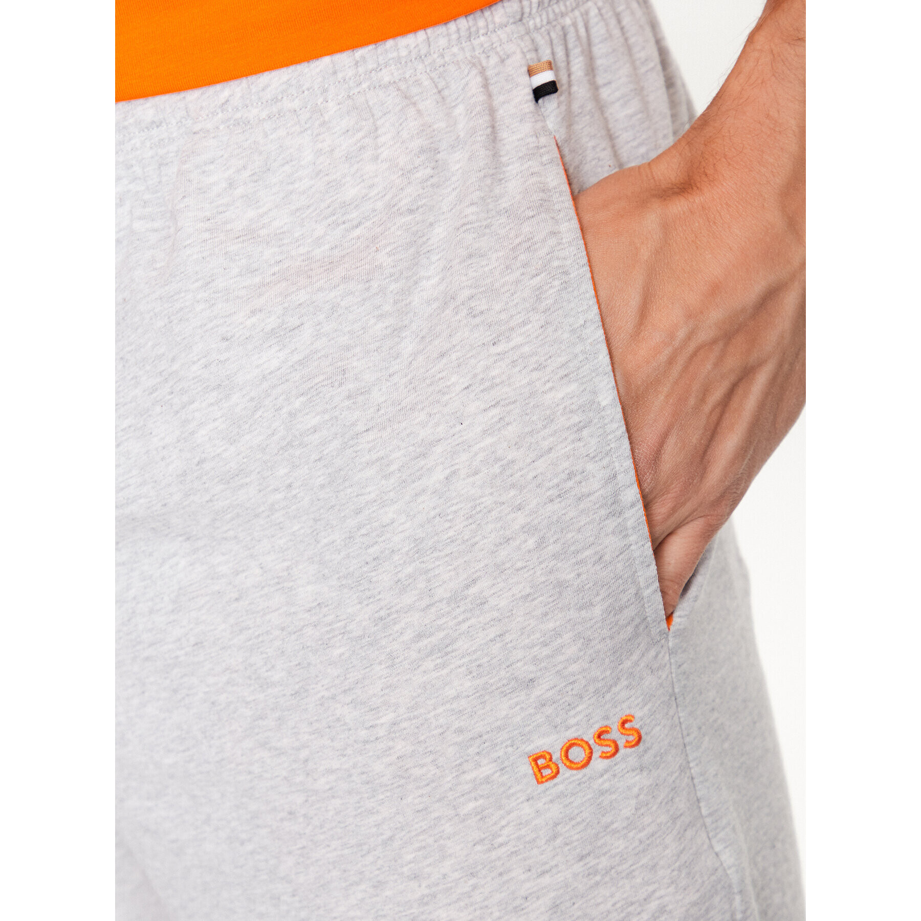 Boss Спортни шорти 50469612 Сив - Pepit.bg