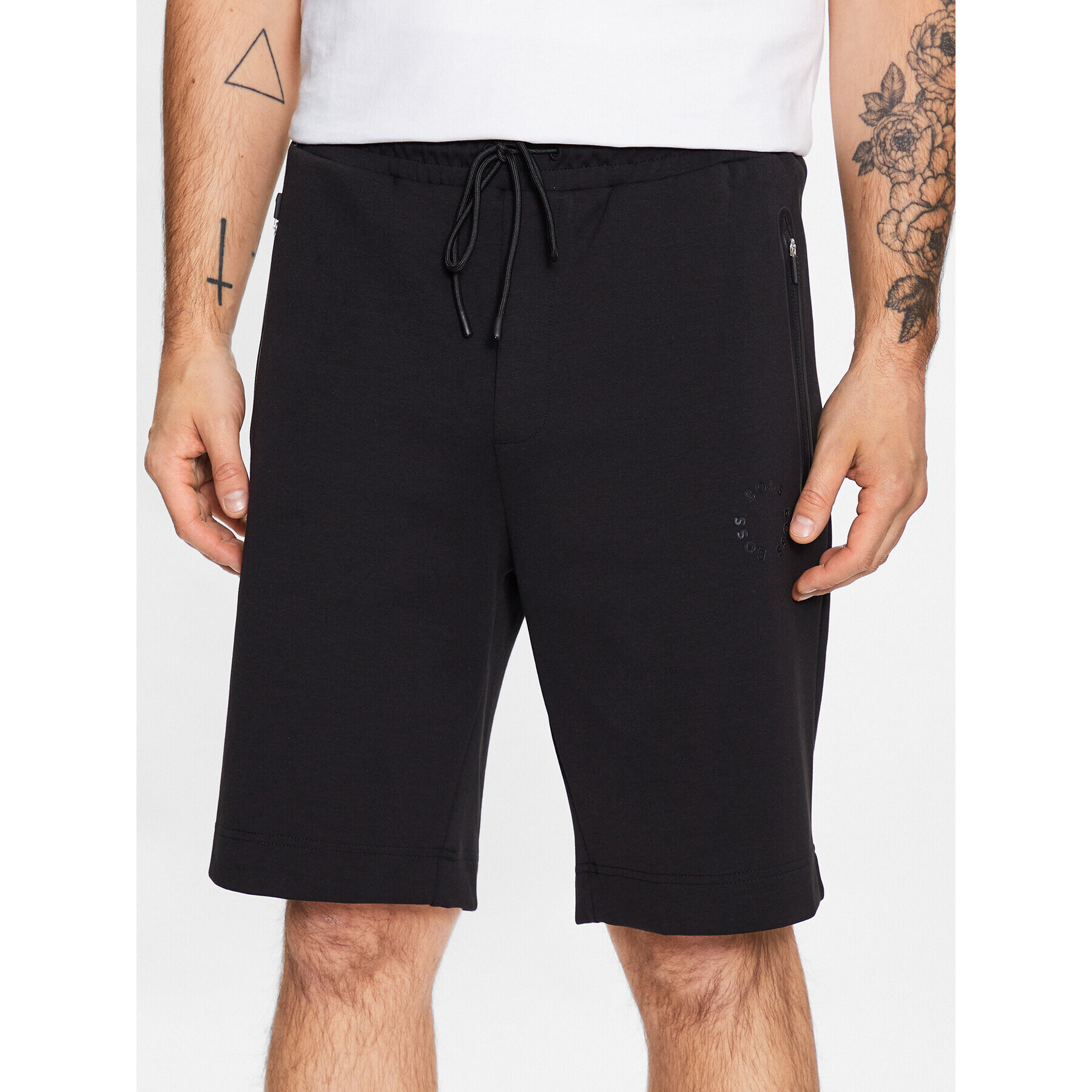 Boss Спортни шорти 50487954 Черен Regular Fit - Pepit.bg