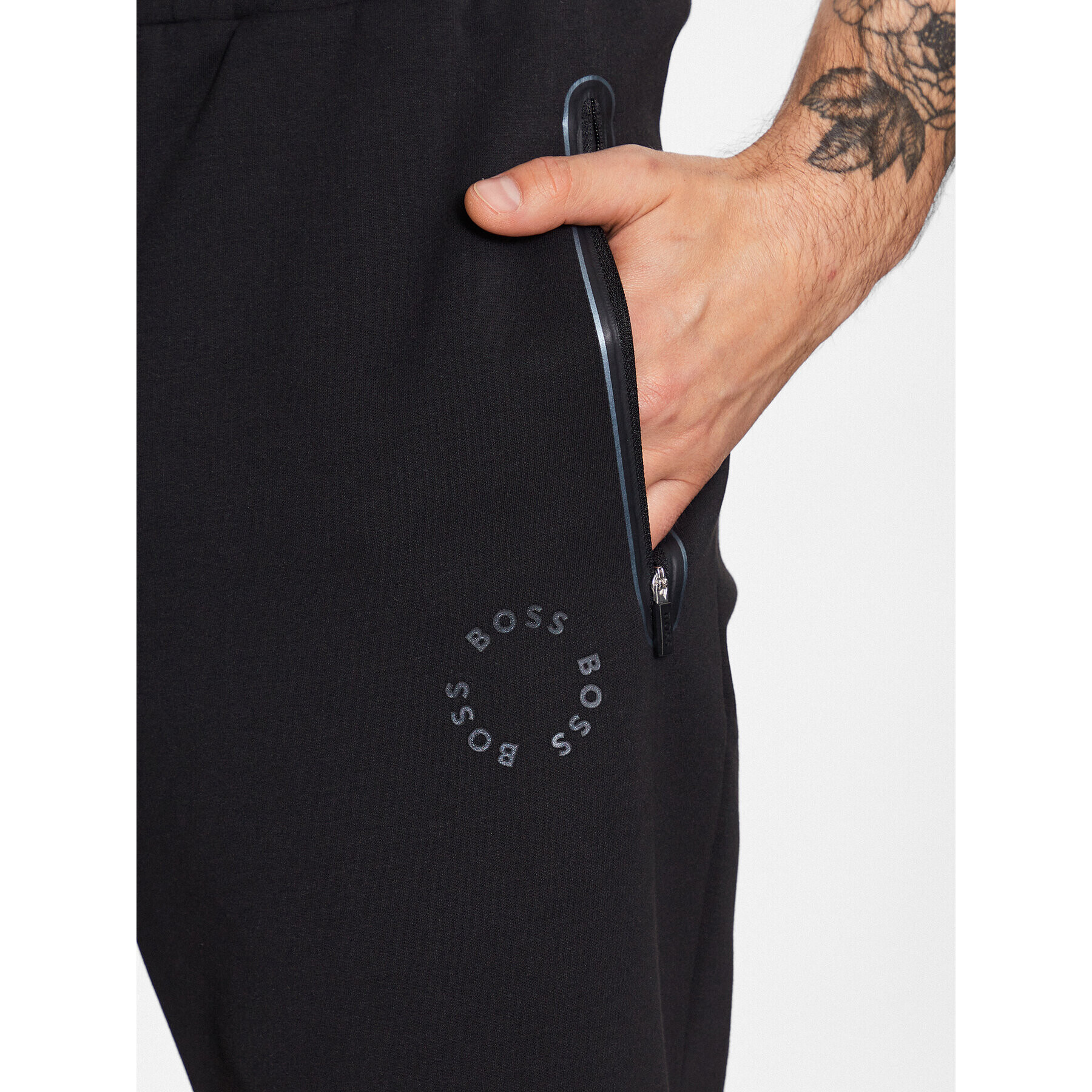 Boss Спортни шорти 50487954 Черен Regular Fit - Pepit.bg