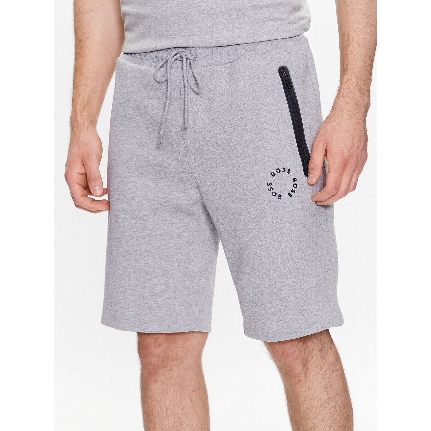 Boss Спортни шорти 50487954 Сив Regular Fit - Pepit.bg