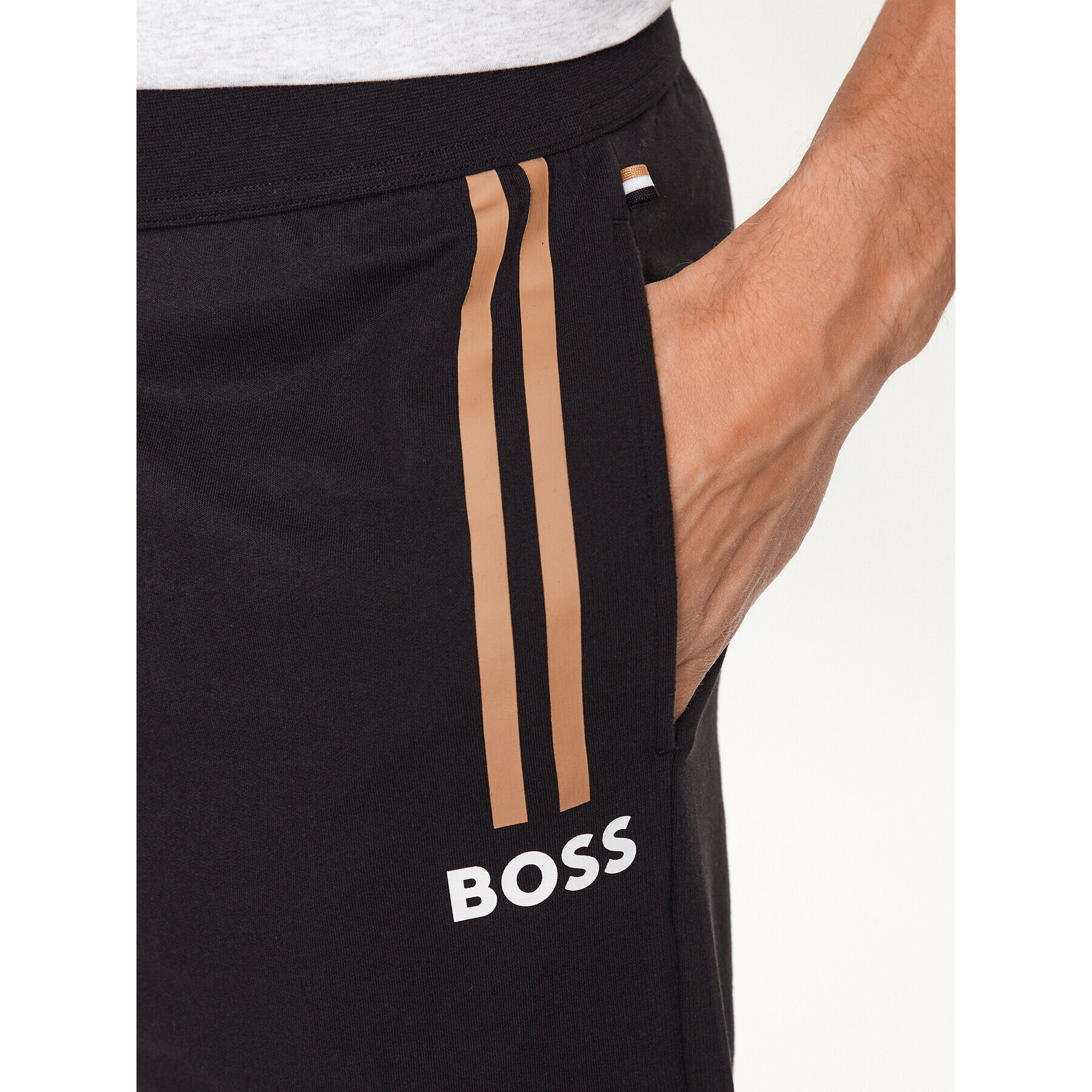 Boss Спортни шорти 50491263 Черен - Pepit.bg