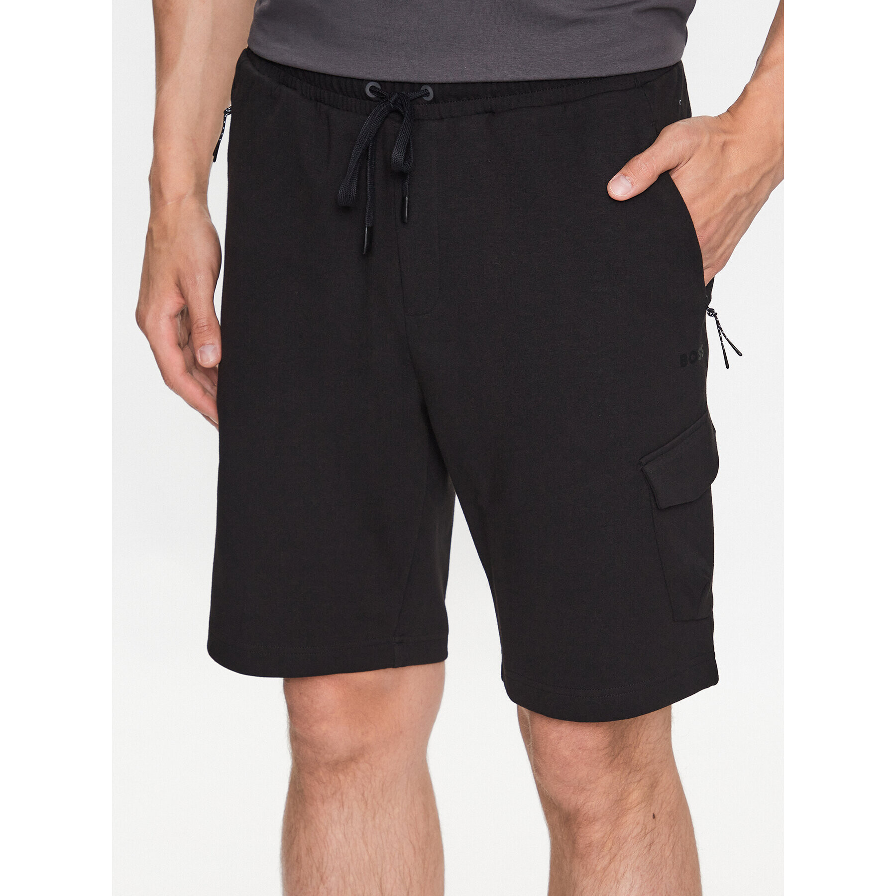 Boss Спортни шорти 50493479 Черен Regular Fit - Pepit.bg