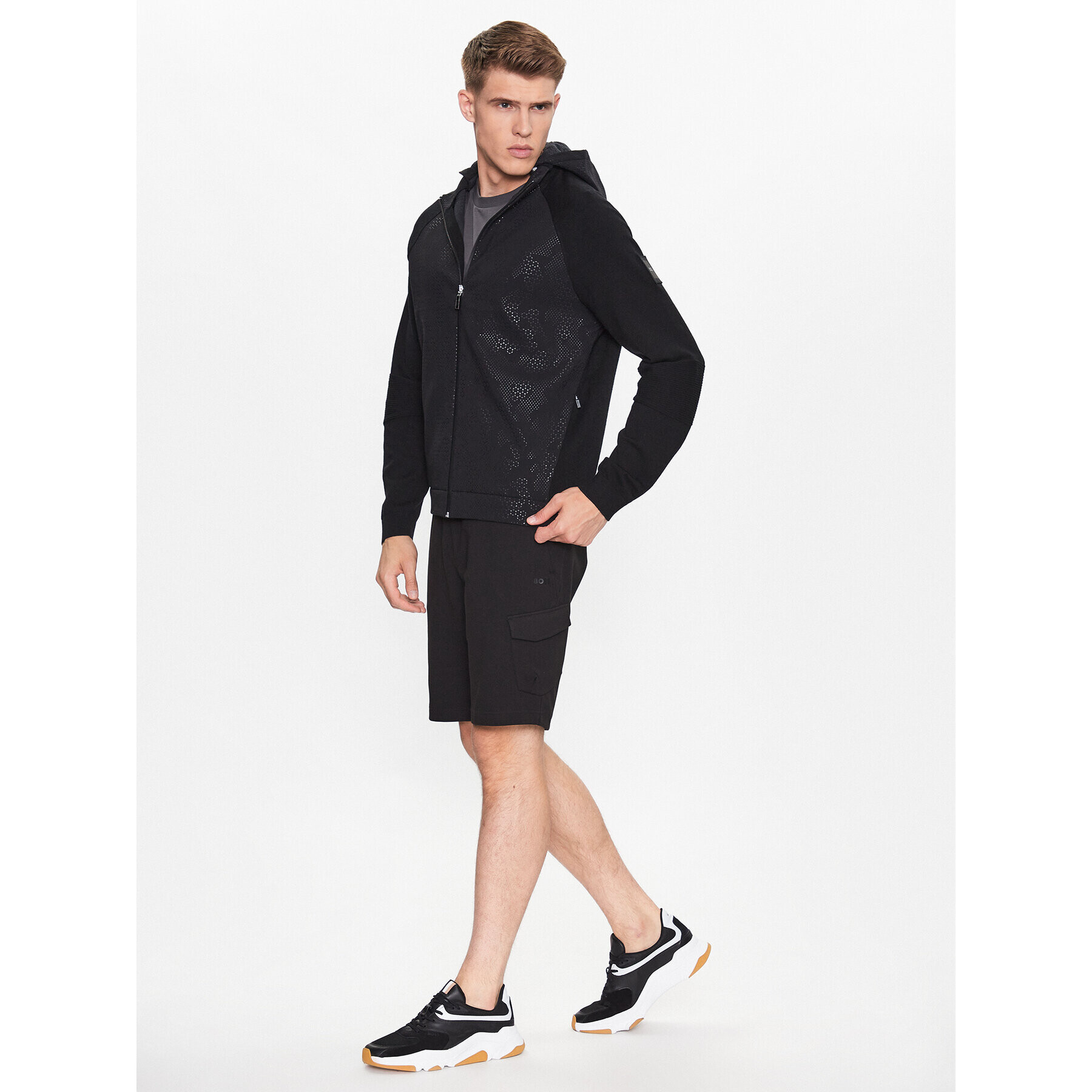 Boss Спортни шорти 50493479 Черен Regular Fit - Pepit.bg