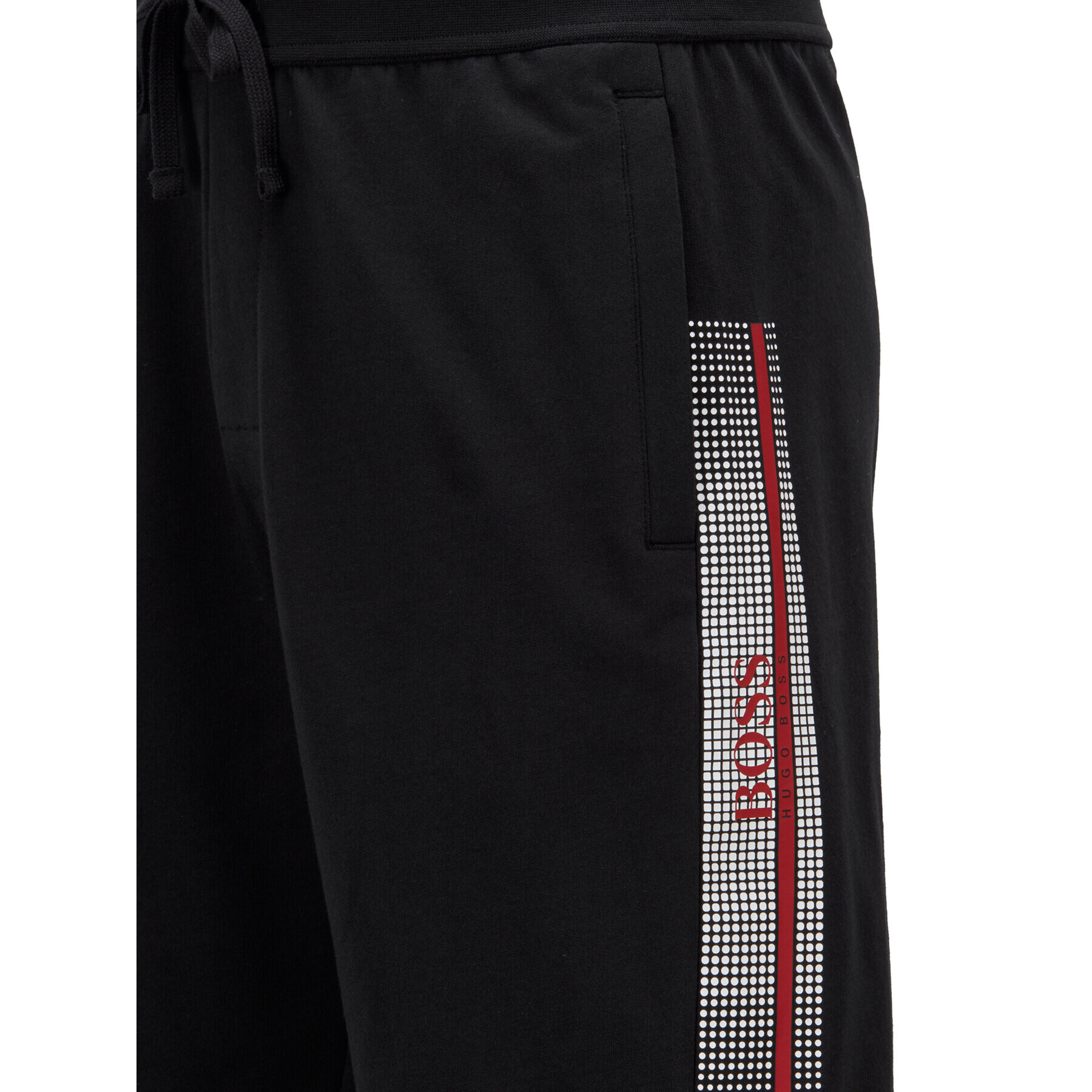 Boss Спортни шорти Authentic 50449962 Черен Regular Fit - Pepit.bg