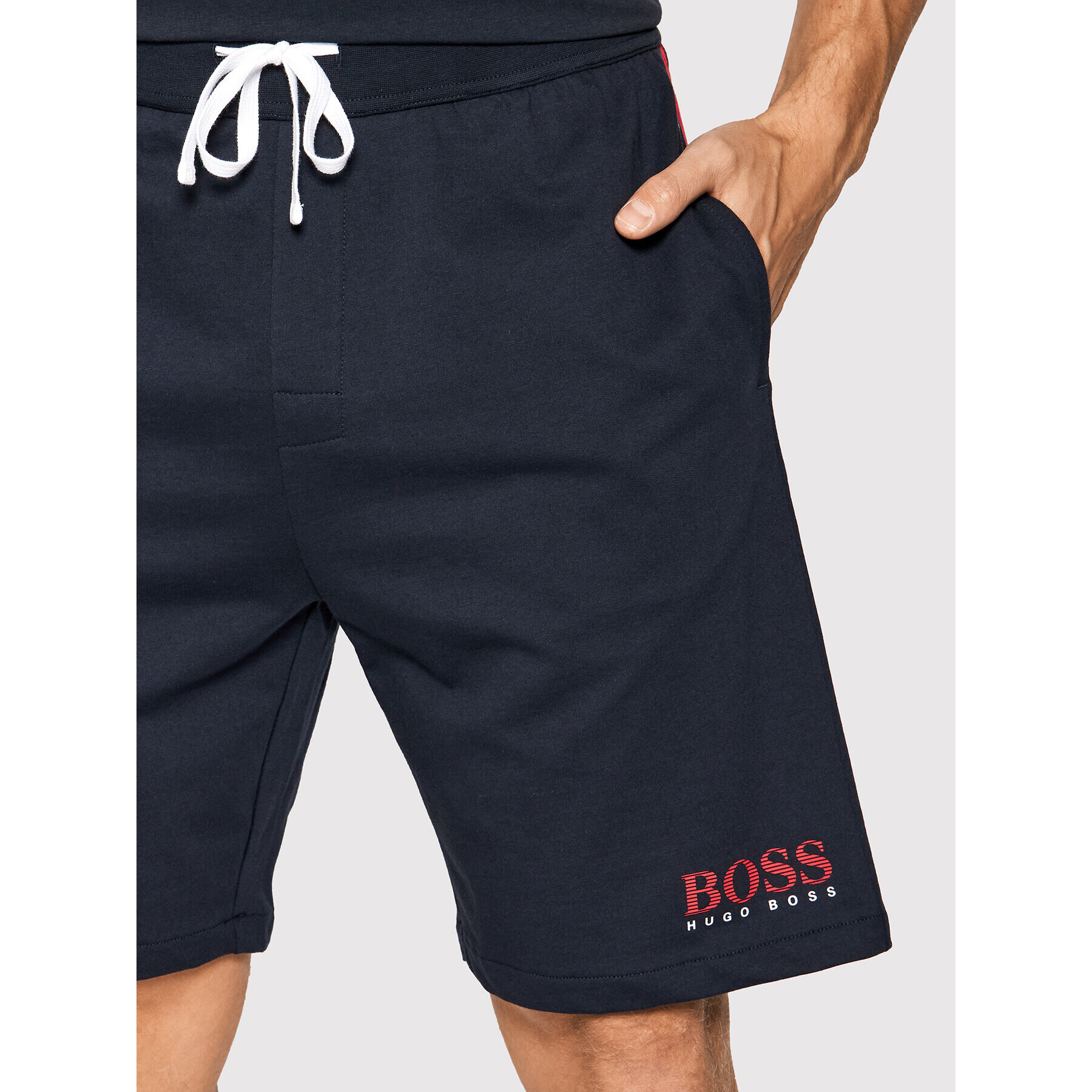 Boss Спортни шорти Authentic 50452260 Тъмносин Regular Fit - Pepit.bg
