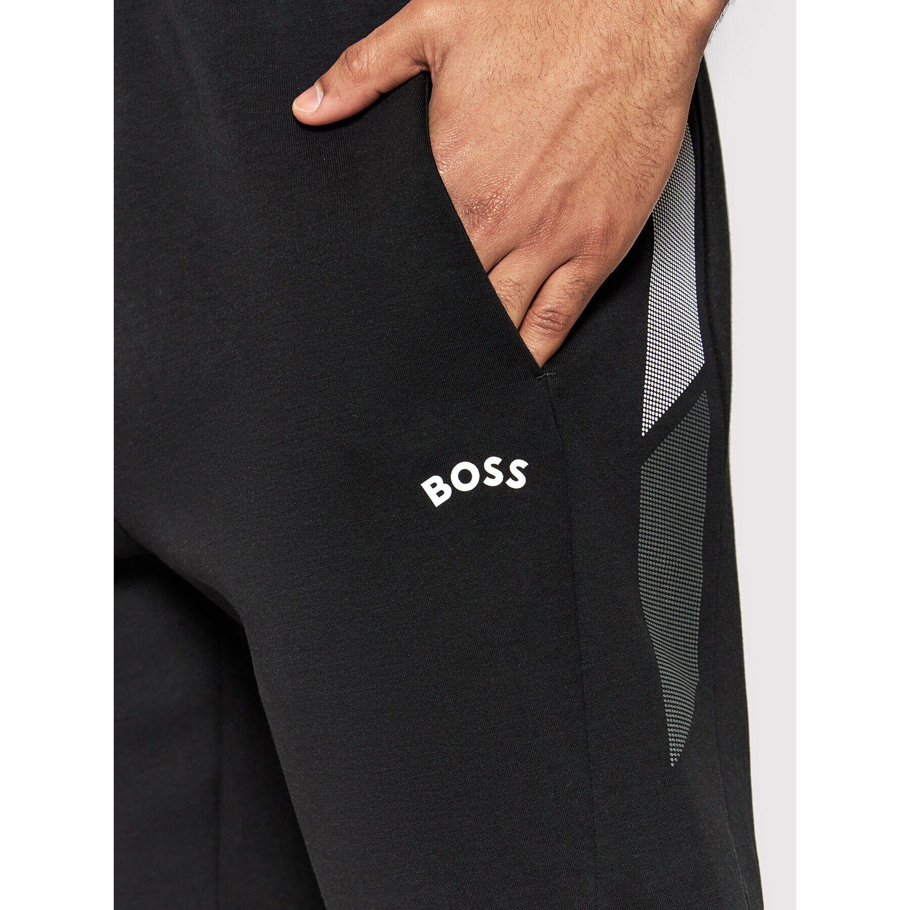 Boss Спортни шорти Headio 2 50469379 Черен Regular Fit - Pepit.bg