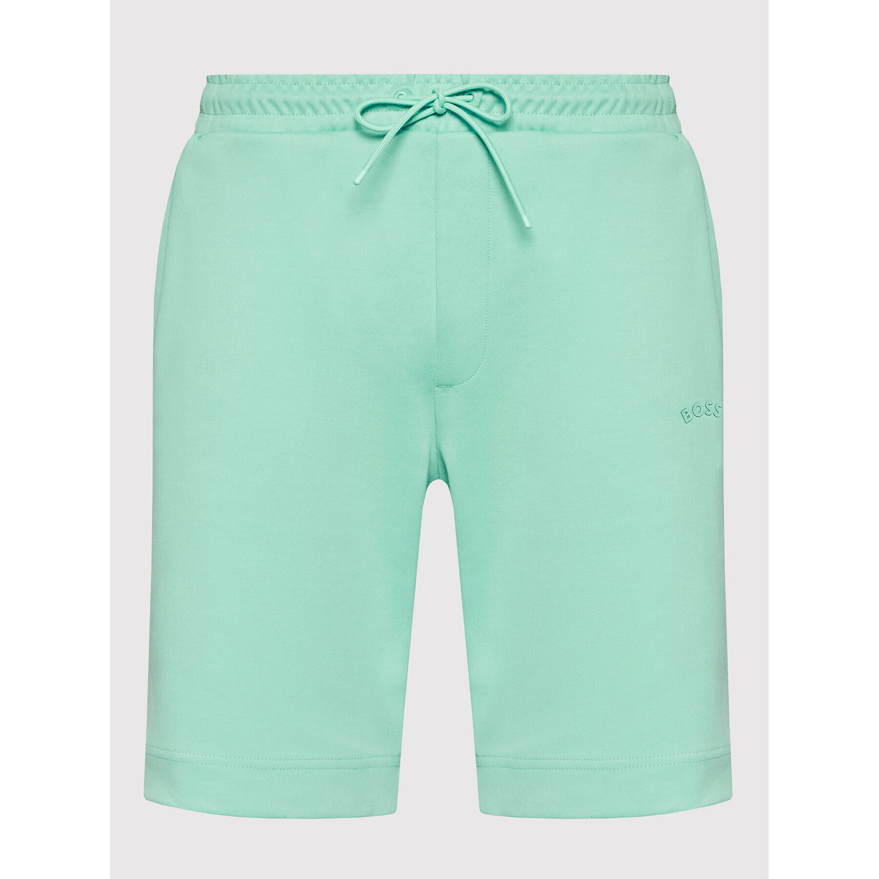 Boss Спортни шорти Headlo Curved 50471850 Зелен Regular Fit - Pepit.bg
