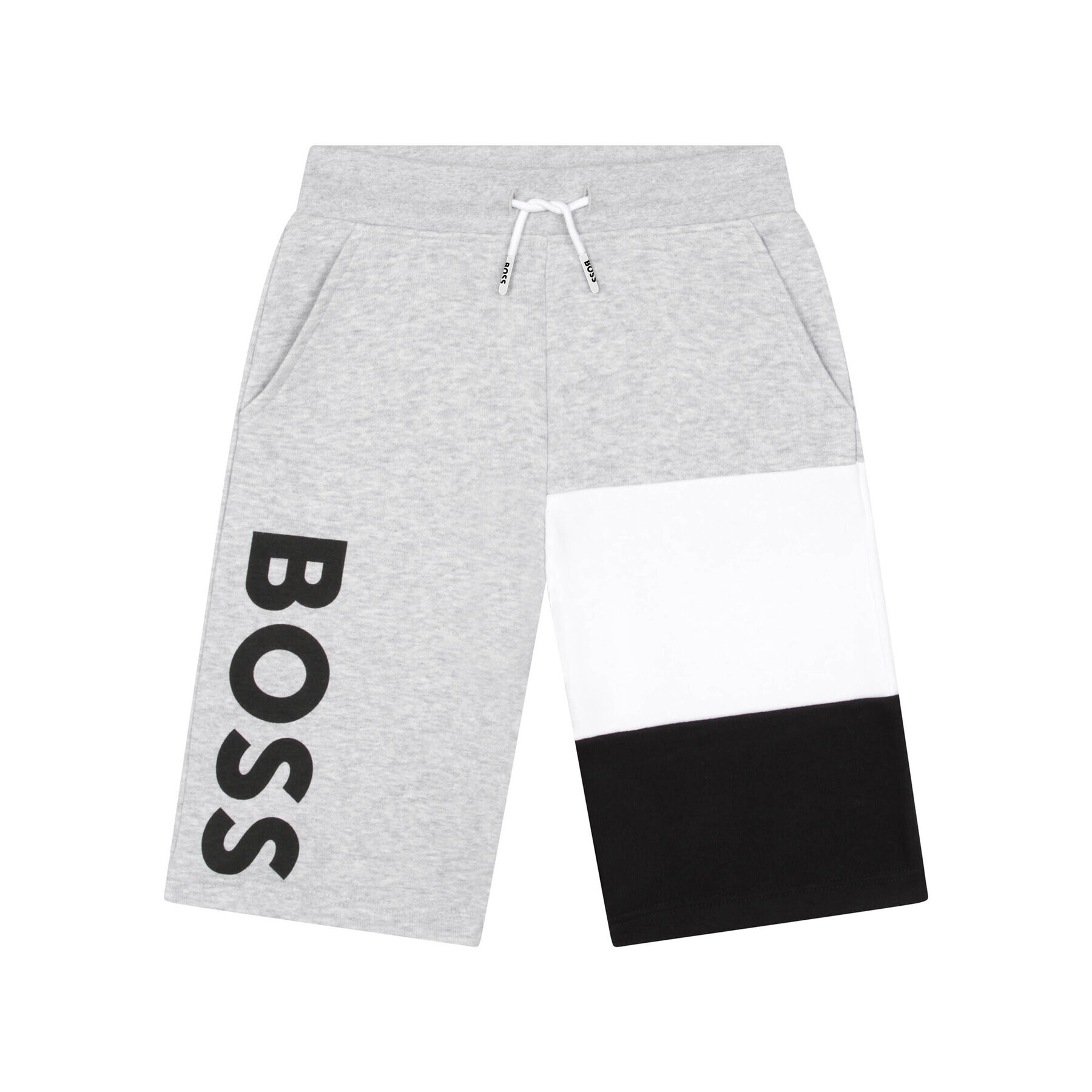 Boss Спортни шорти J24826 D Сив Regular Fit - Pepit.bg