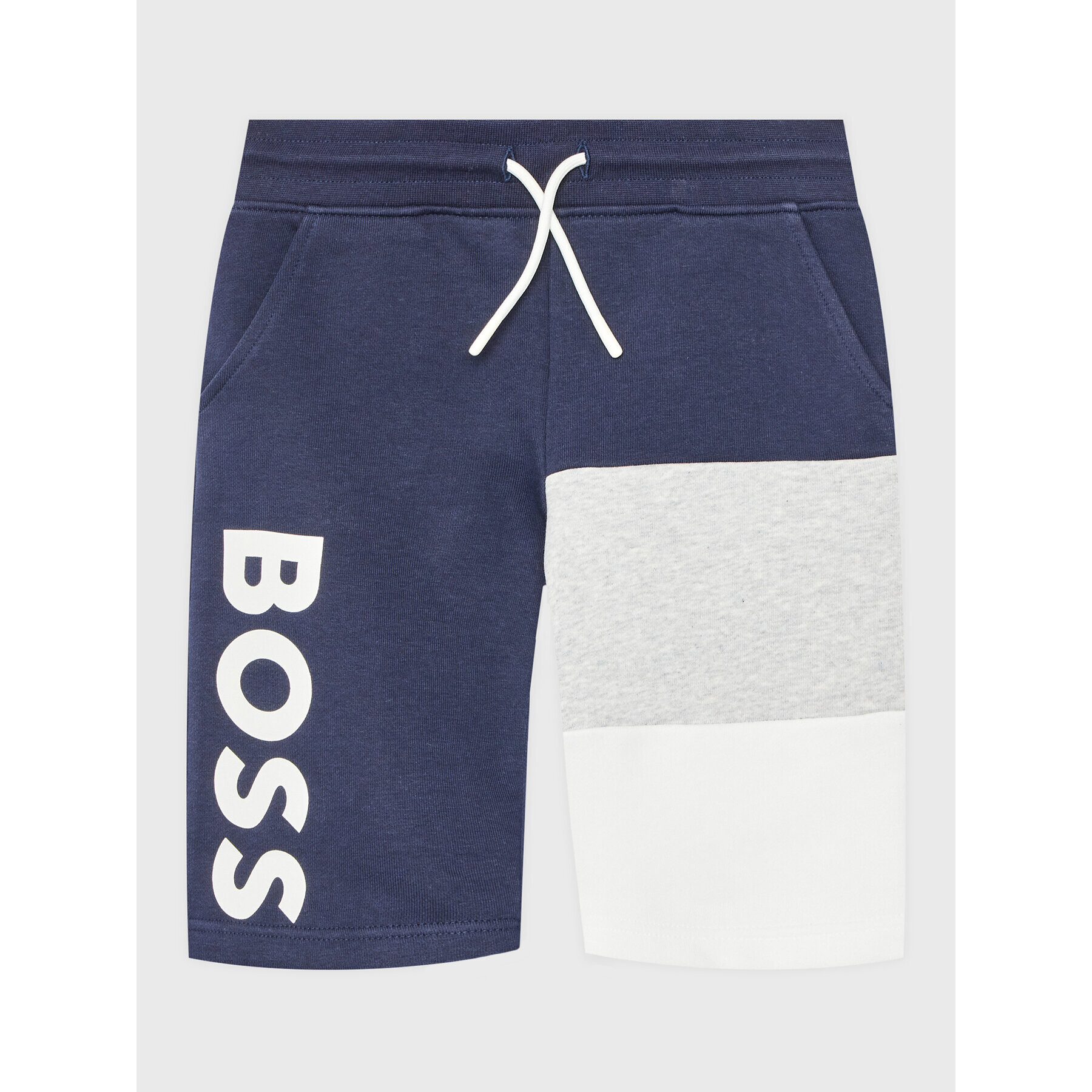 Boss Спортни шорти J24826 D Тъмносин Regular Fit - Pepit.bg