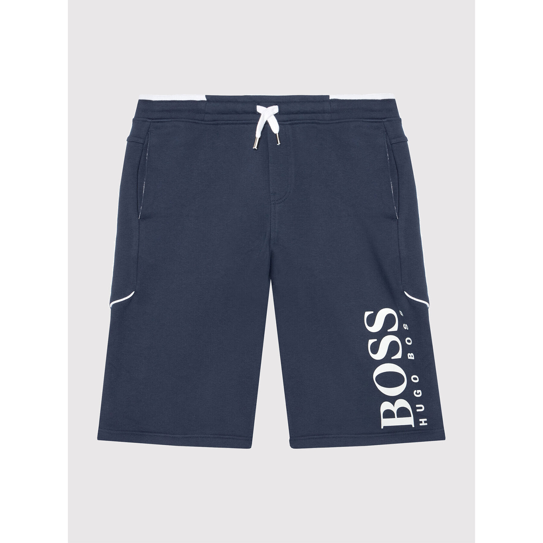 Boss Спортни шорти J24M28 M Тъмносин Regular Fit - Pepit.bg