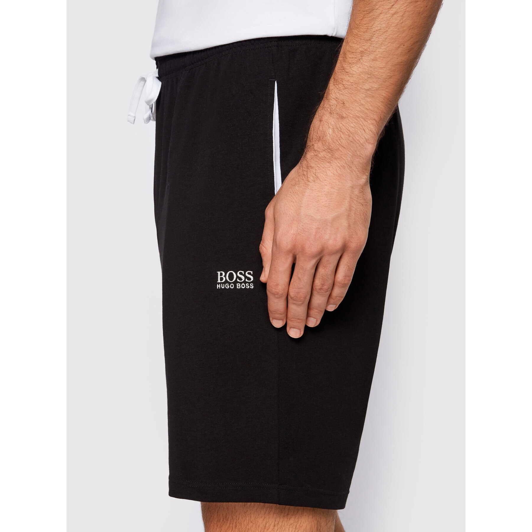 Boss Спортни шорти Mix&Match 50383960 Черен Regular Fit - Pepit.bg