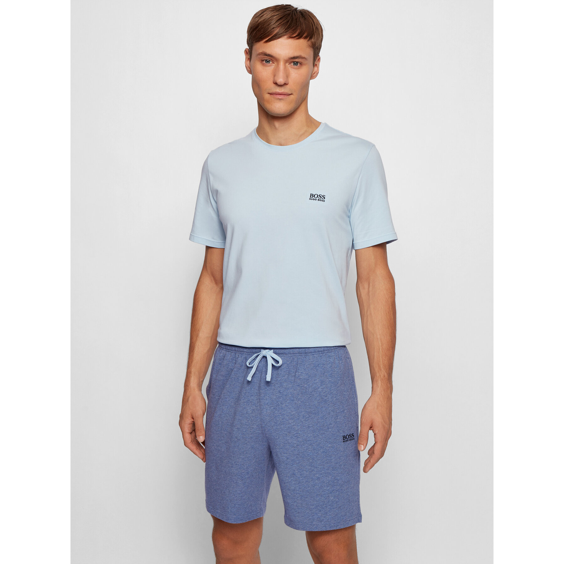 Boss Спортни шорти Mix&Match 50383960 Син Regular Fit - Pepit.bg
