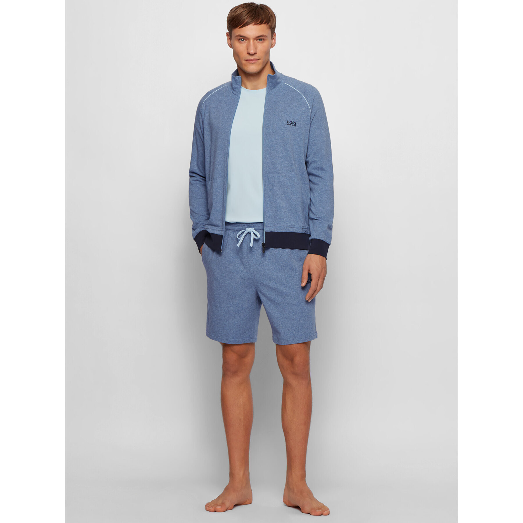 Boss Спортни шорти Mix&Match 50383960 Син Regular Fit - Pepit.bg