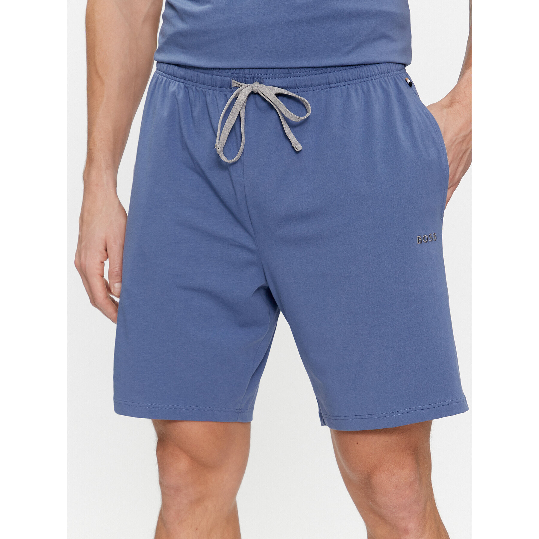 Boss Спортни шорти Mix&Match Short Cw 50515314 Син Regular Fit - Pepit.bg
