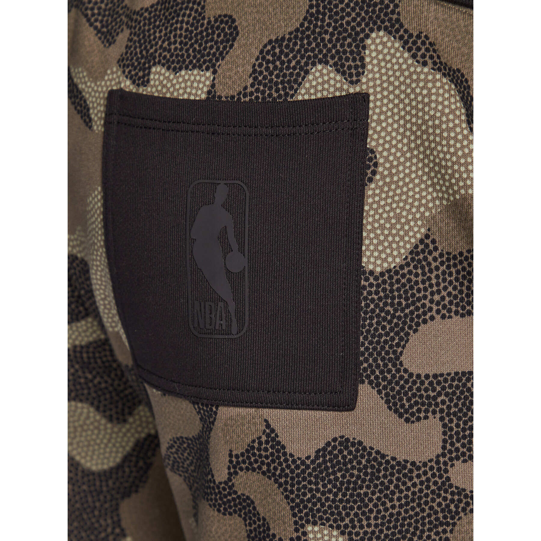 Boss Спортни шорти NBA Slam_Camo 50477471 Зелен Regular Fit - Pepit.bg