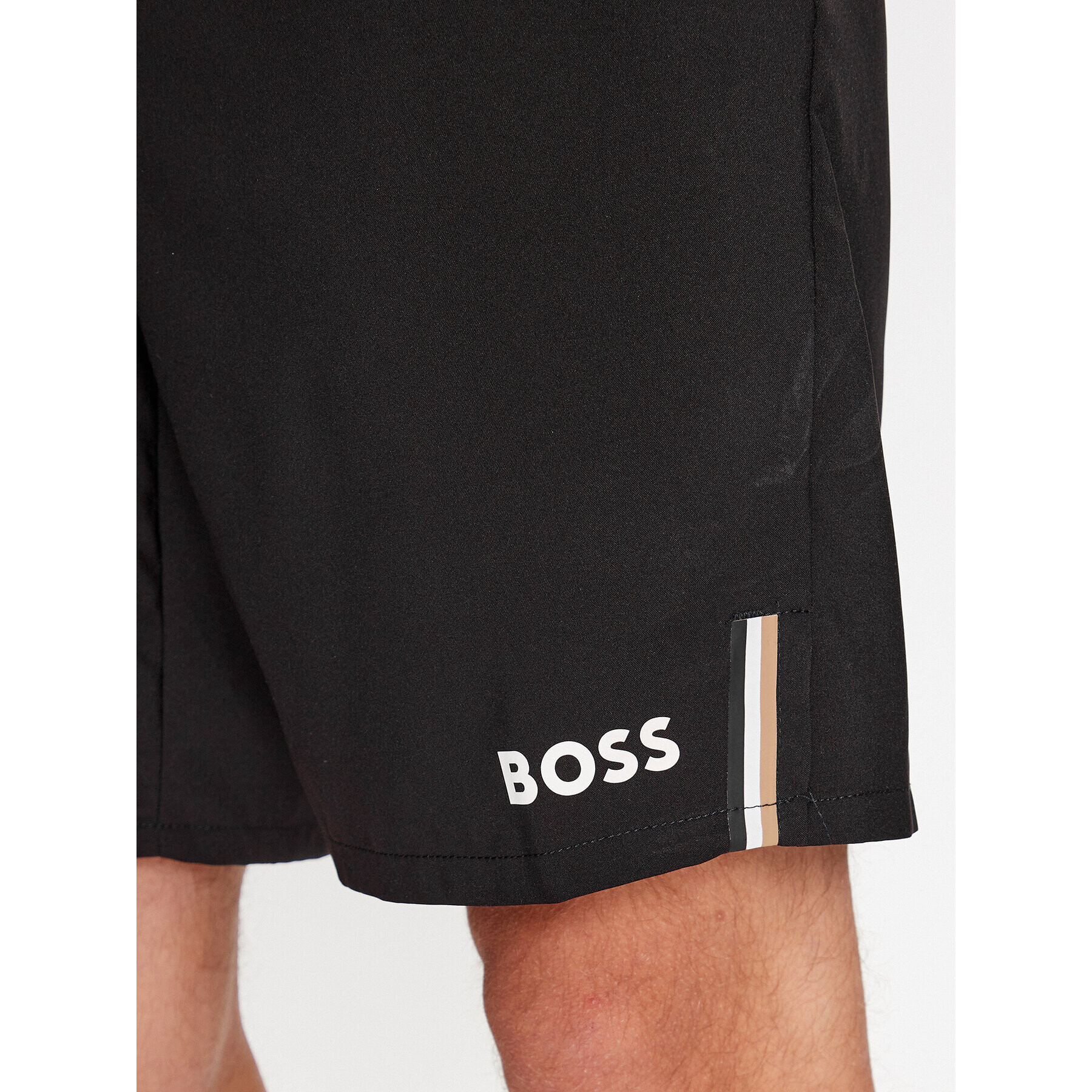 Boss Спортни шорти S_Game 50500643 Черен Regular Fit - Pepit.bg