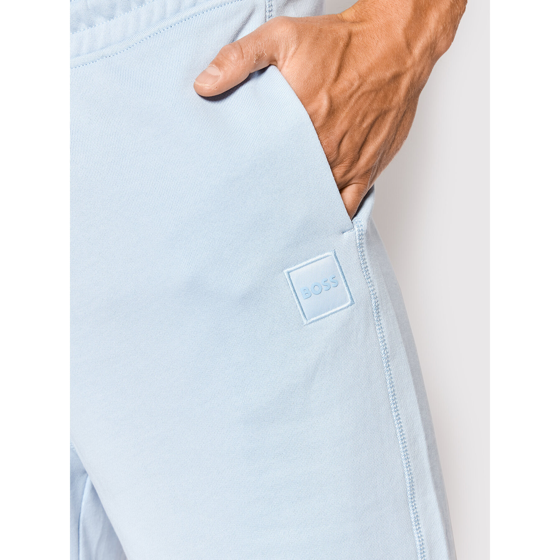 Boss Спортни шорти Sewalk 50468454 Син Regular Fit - Pepit.bg