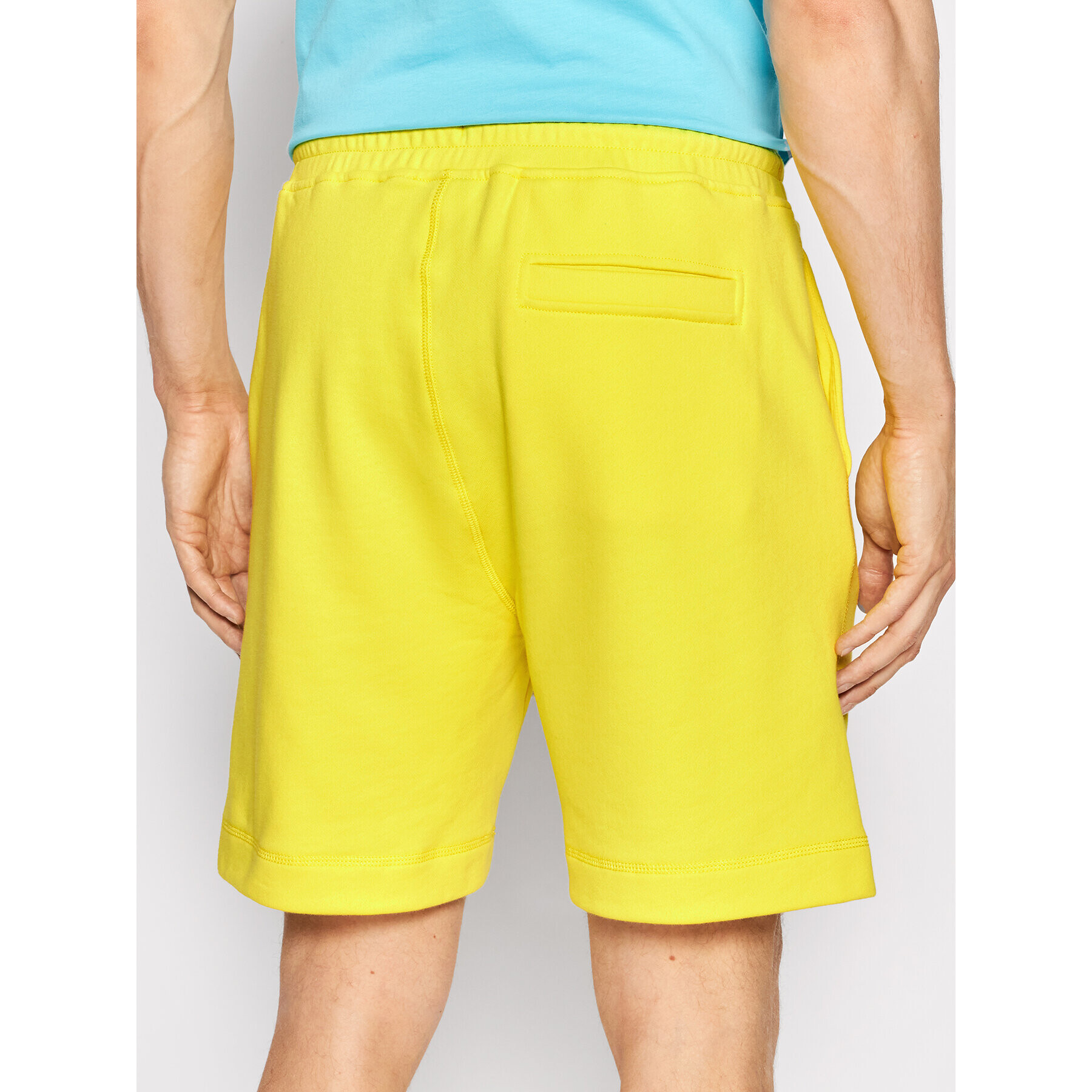 Boss Спортни шорти Sewalk 50468454 Жълт Regular Fit - Pepit.bg