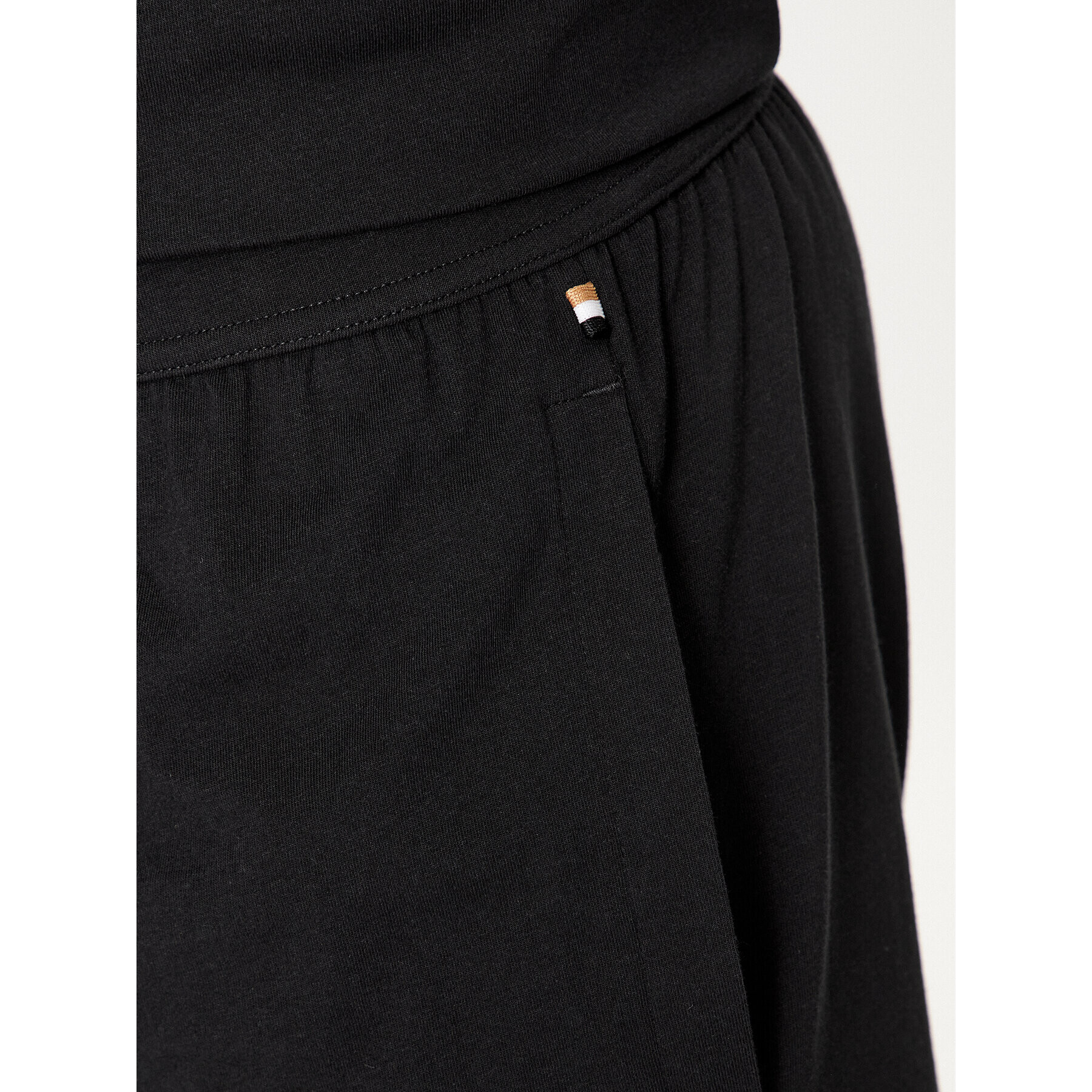 Boss Спортни шорти Unique 50502860 Черен Regular Fit - Pepit.bg