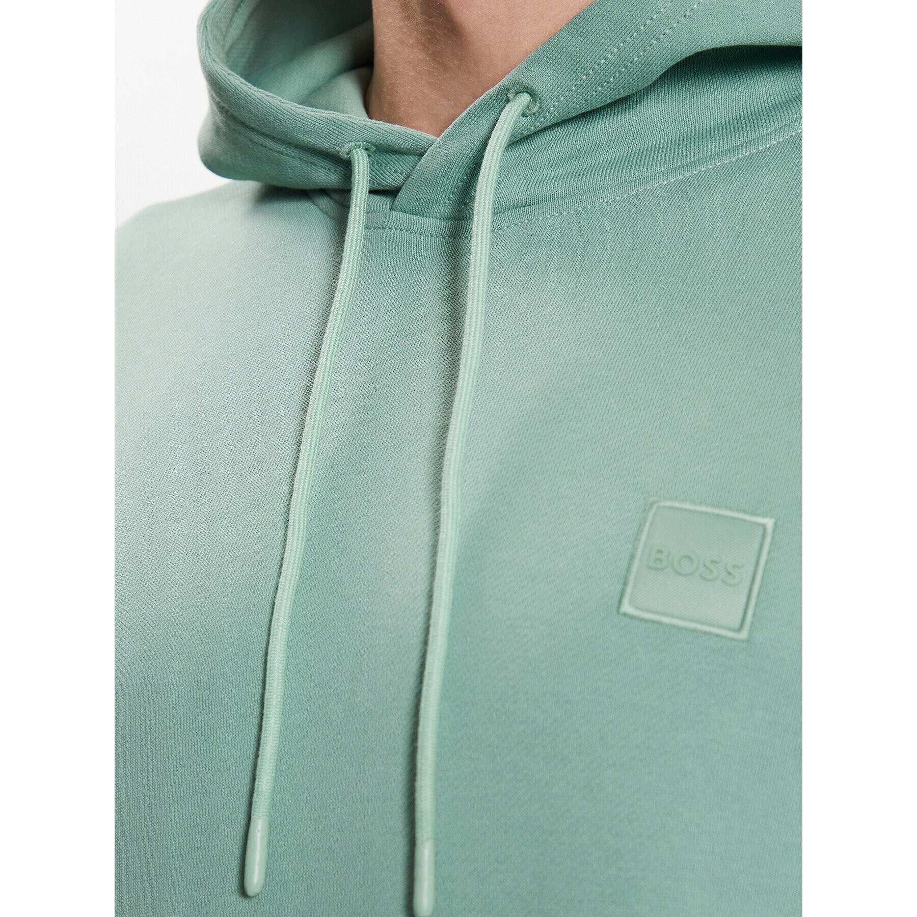 Boss Суитшърт 50468445 Зелен Regular Fit - Pepit.bg