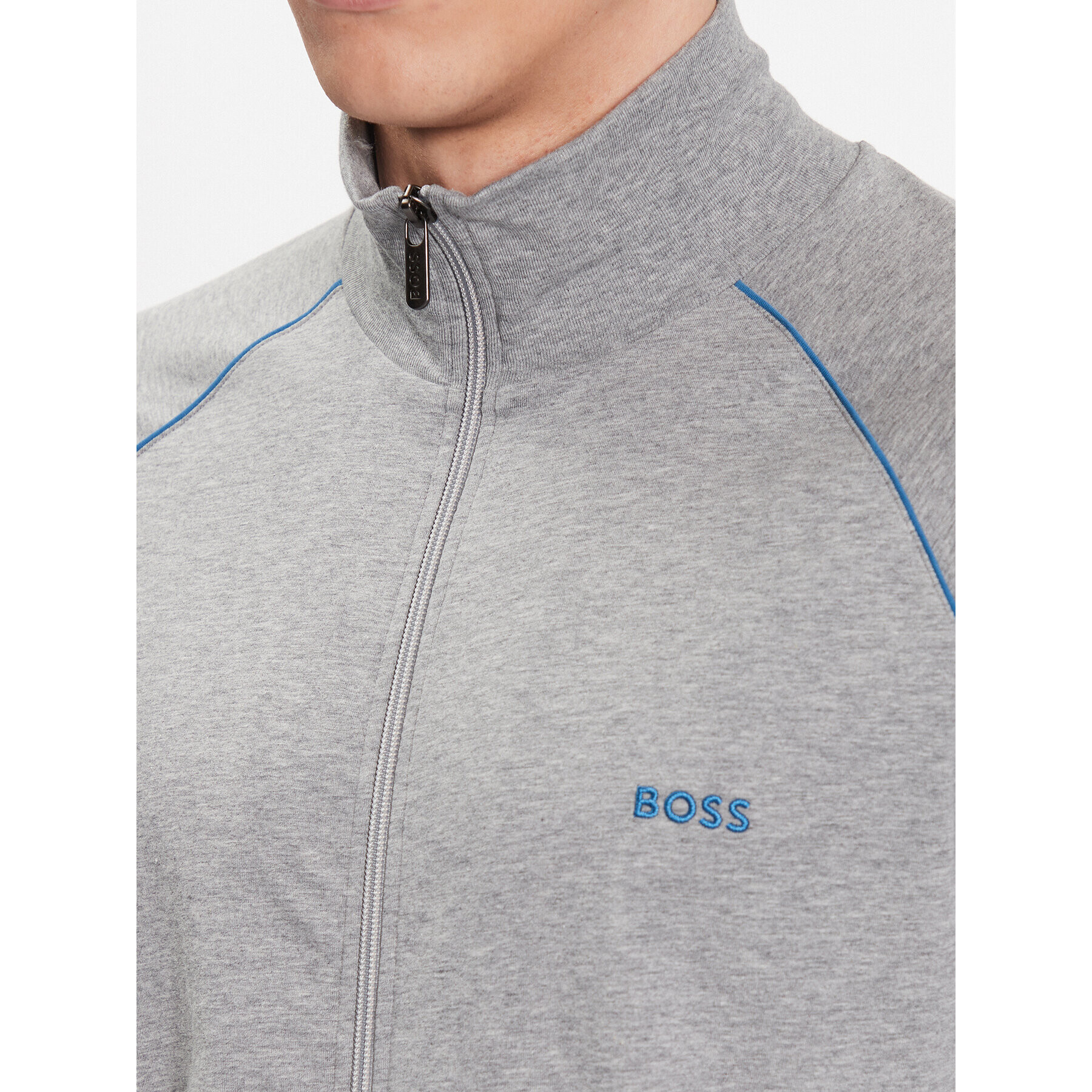 Boss Суитшърт 50469596 Сив Regular Fit - Pepit.bg