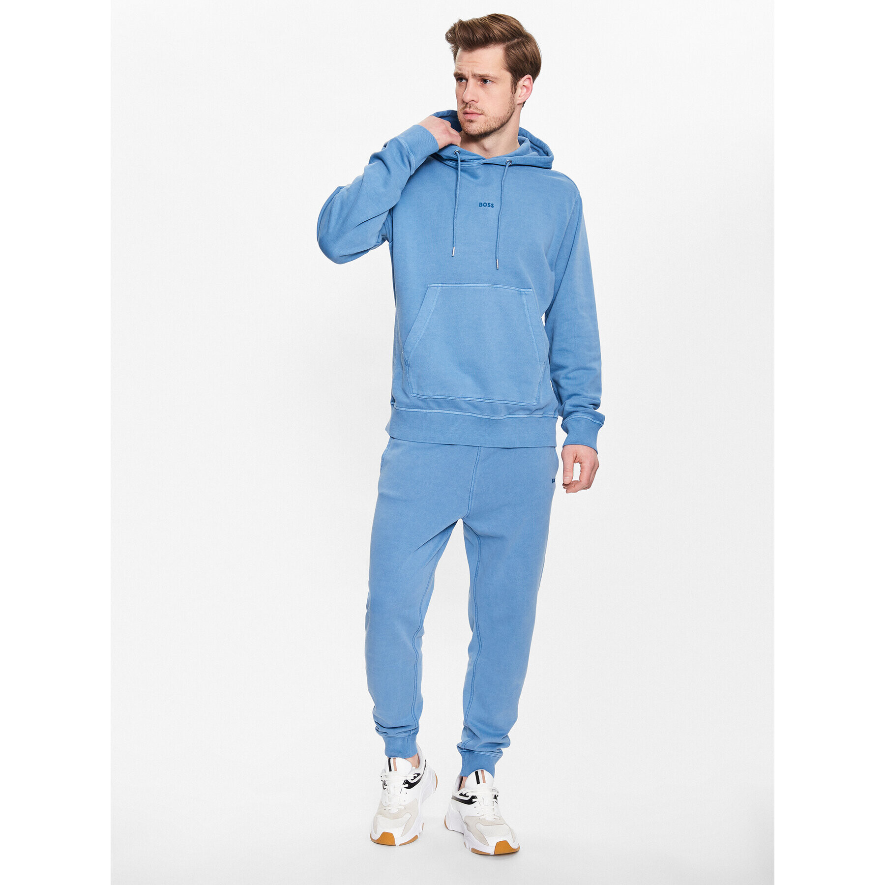 Boss Суитшърт 50472411 Син Regular Fit - Pepit.bg