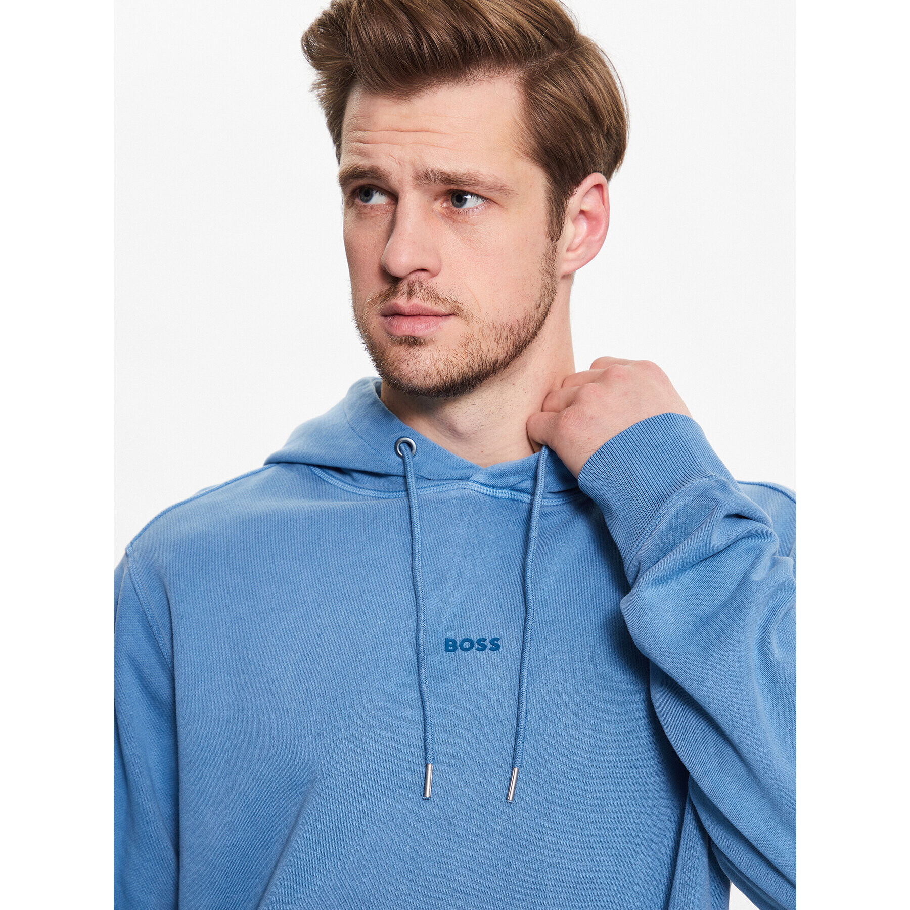 Boss Суитшърт 50472411 Син Regular Fit - Pepit.bg