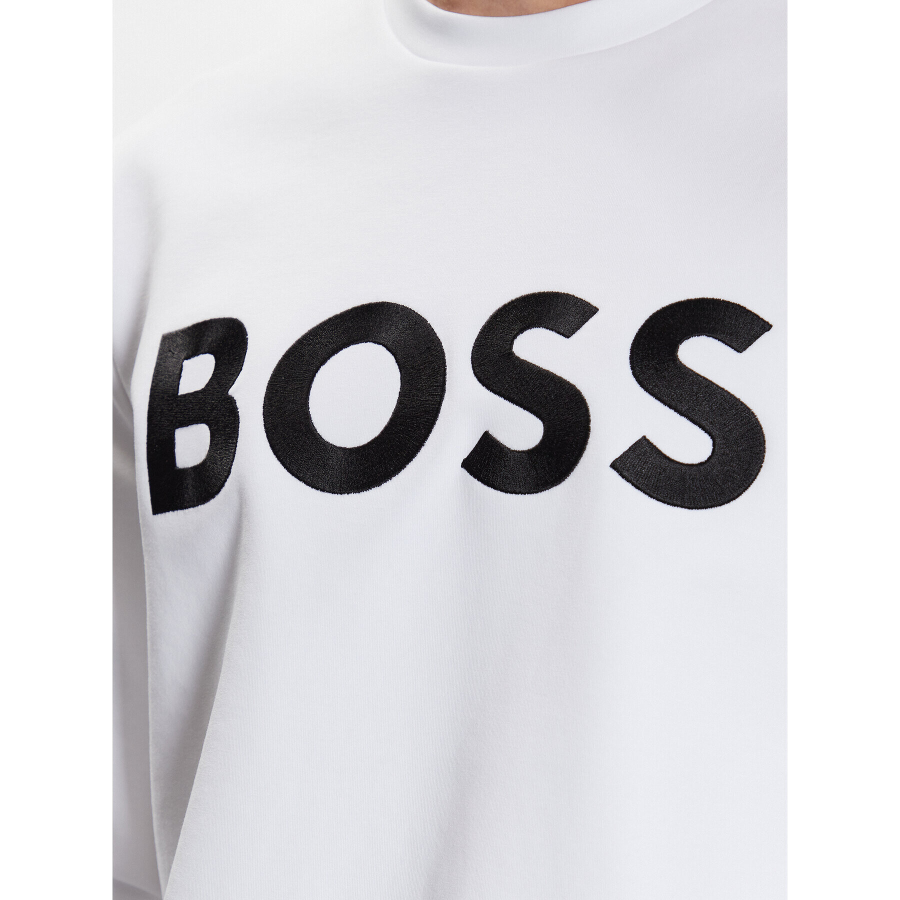 Boss Суитшърт 50482898 Бял Relaxed Fit - Pepit.bg
