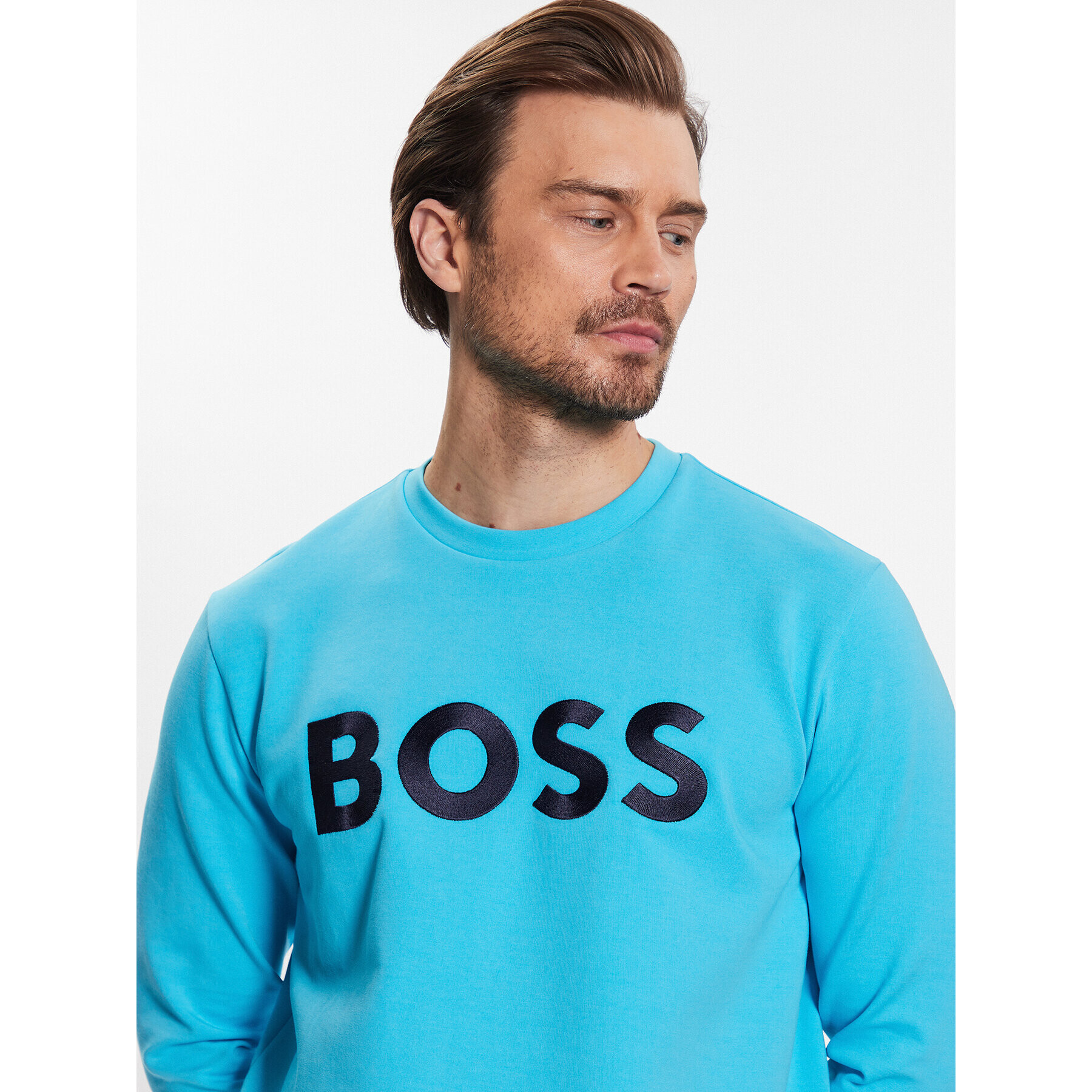 Boss Суитшърт 50482898 Син Relaxed Fit - Pepit.bg