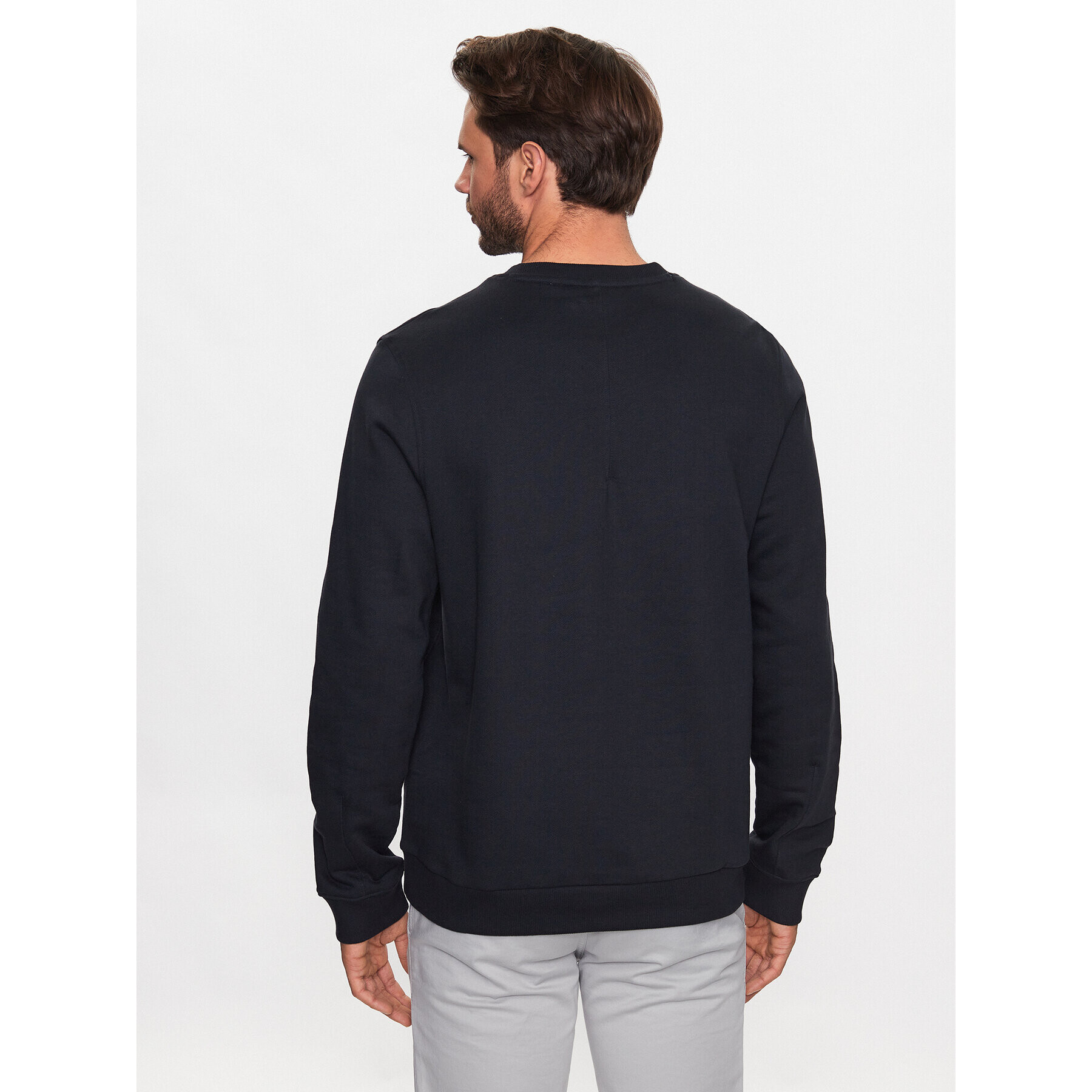 Boss Суитшърт Salbo 50483018 Тъмносин Regular Fit - Pepit.bg