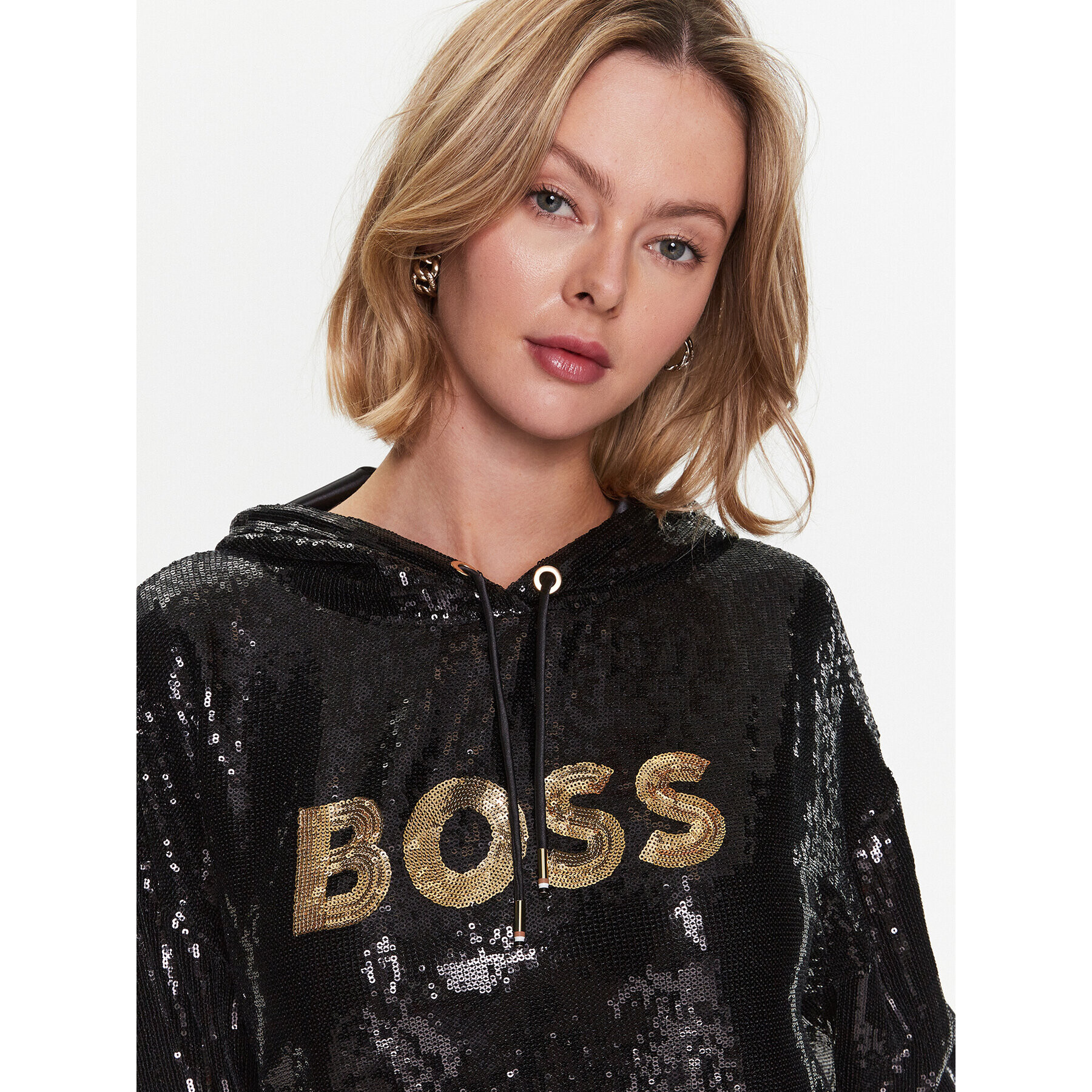 Boss Суитшърт 50483049 Черен Relaxed Fit - Pepit.bg