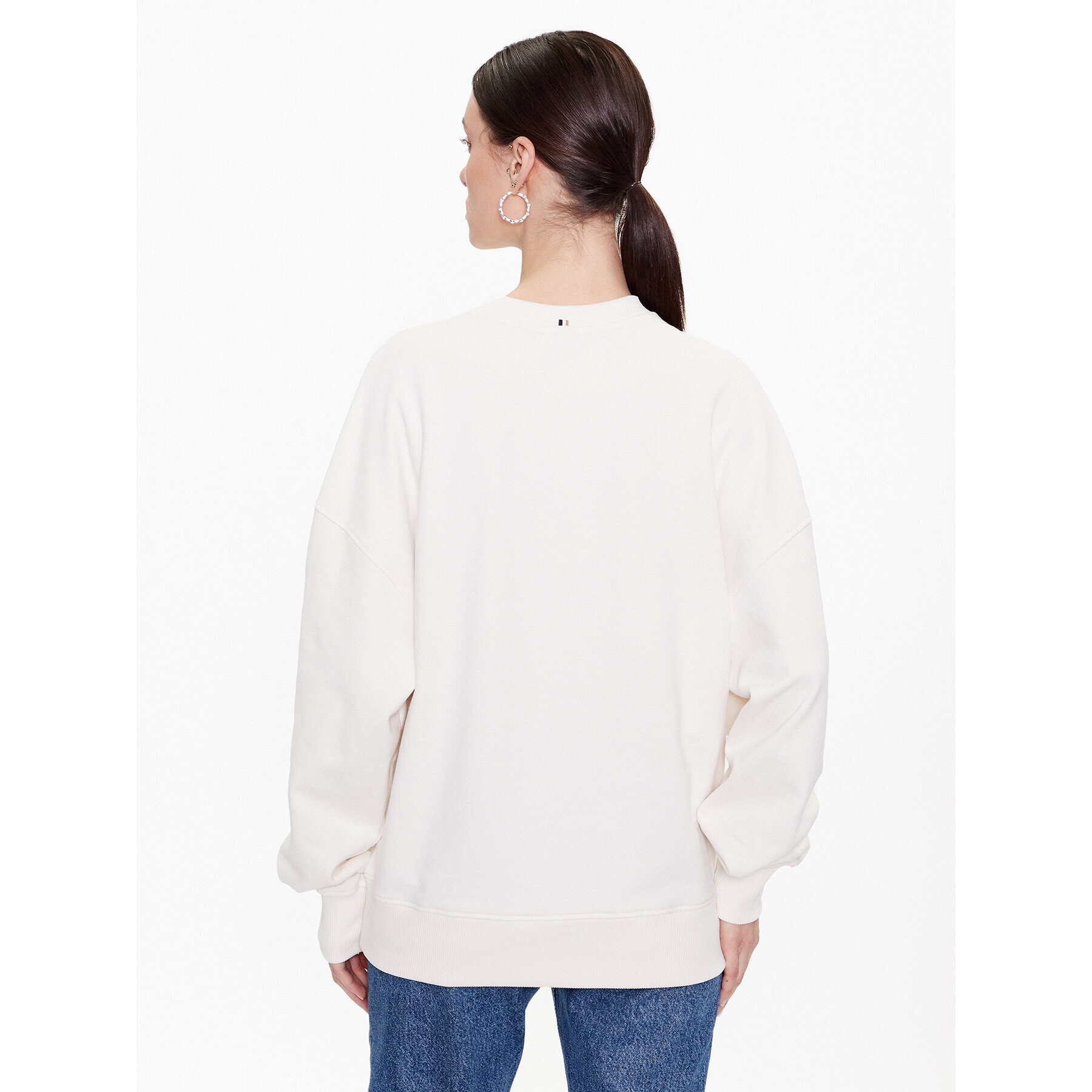 Boss Суитшърт 50485251 Бежов Oversize - Pepit.bg