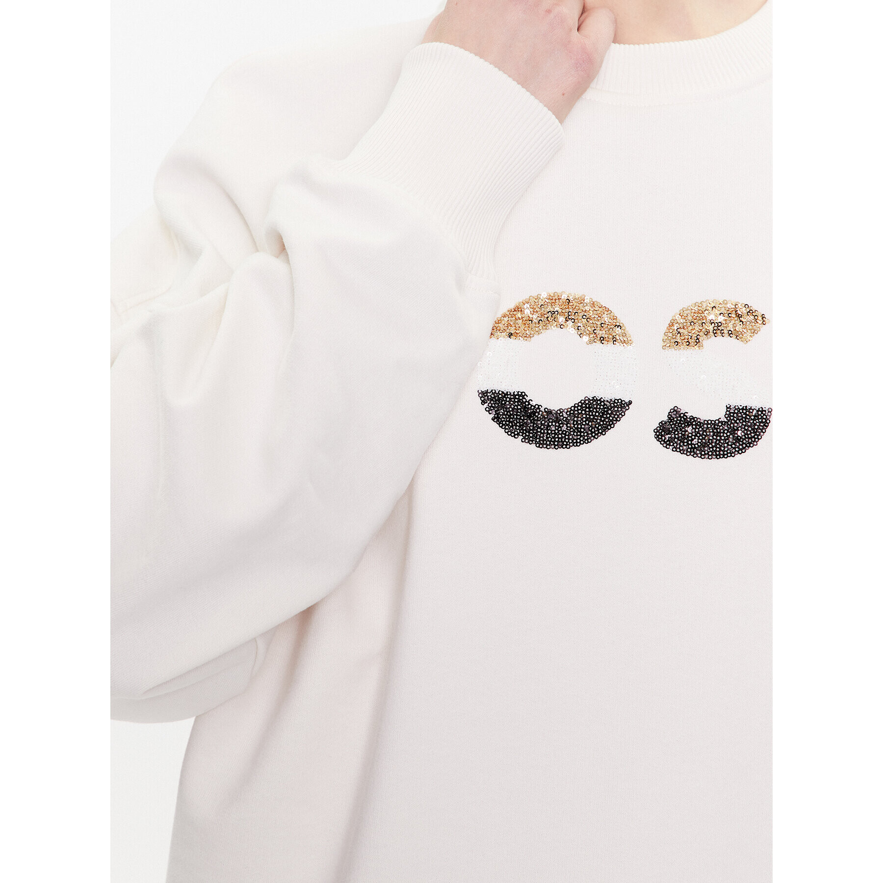 Boss Суитшърт 50485251 Бежов Oversize - Pepit.bg