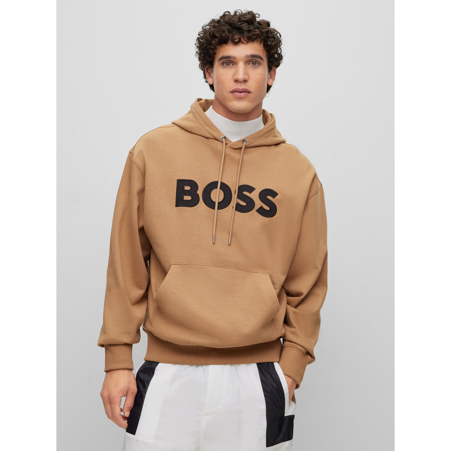 Boss Суитшърт 50486243 Кафяв Oversize - Pepit.bg