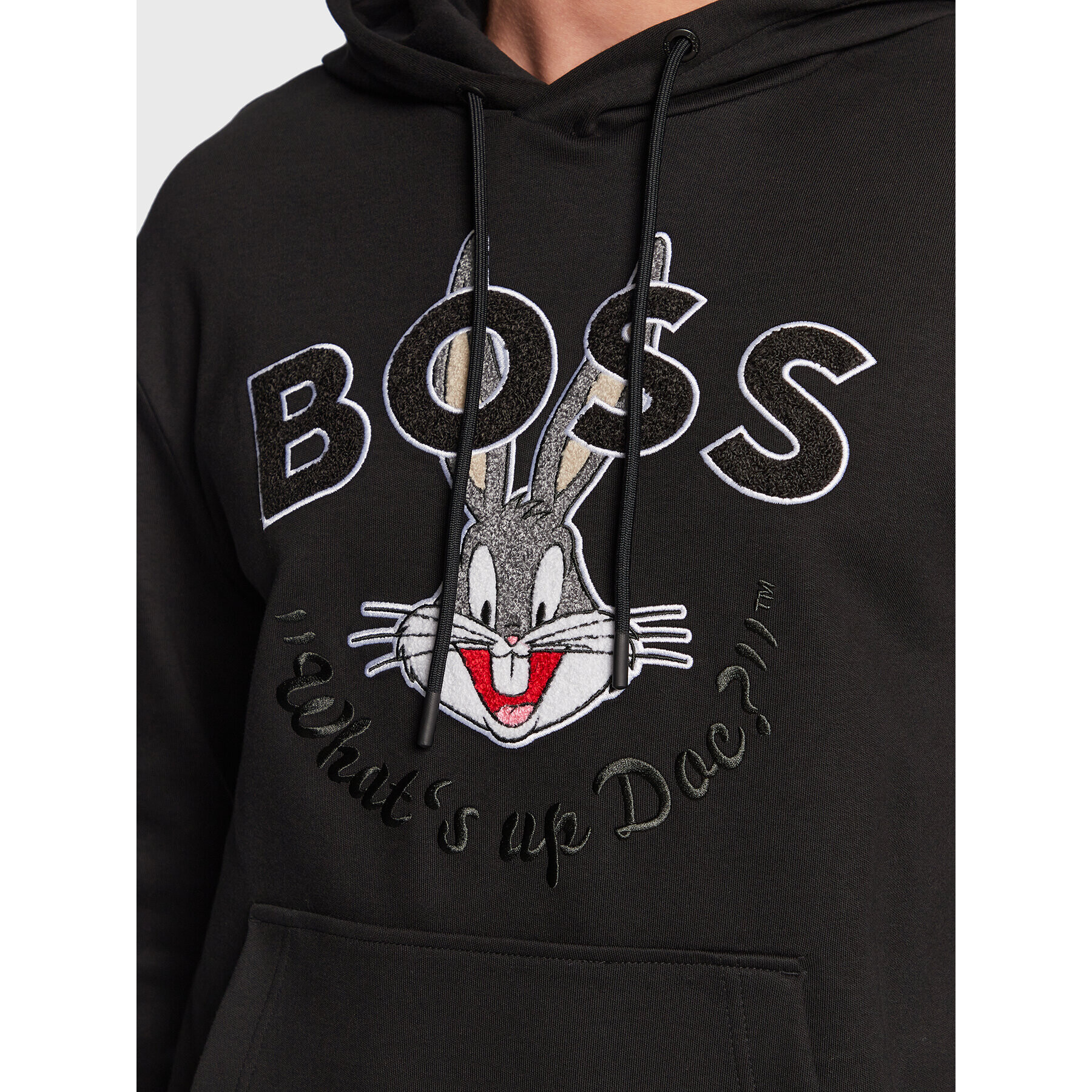 Boss Суитшърт 50486315 Черен Regular Fit - Pepit.bg