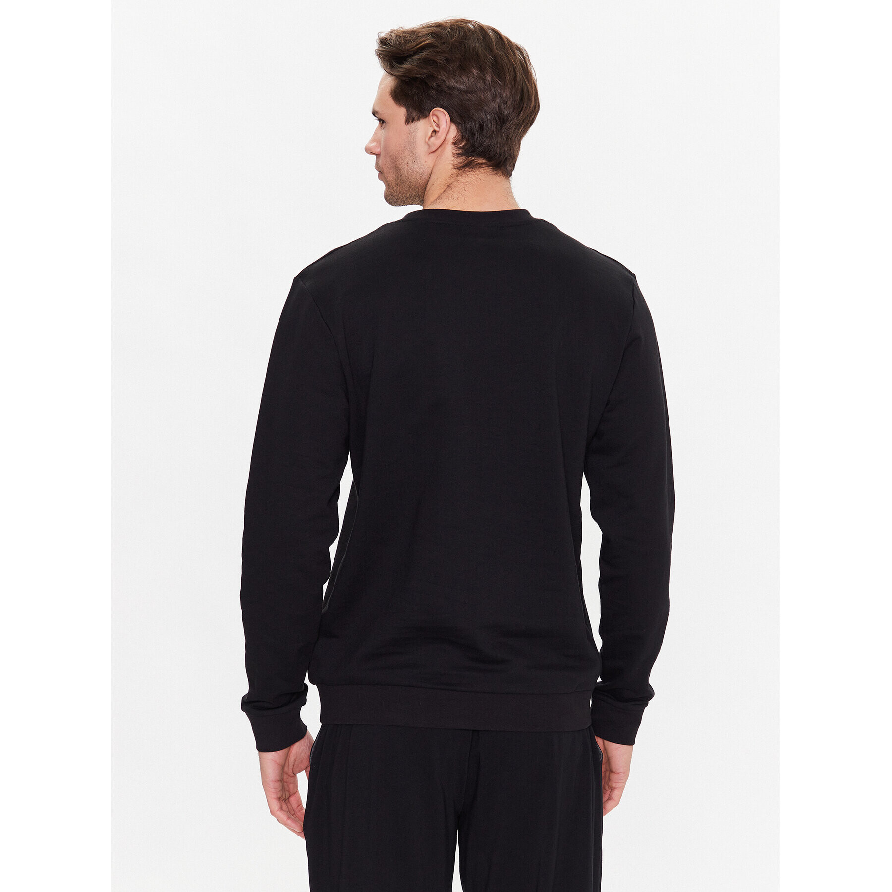 Boss Суитшърт Iconic 50488076 Черен Regular Fit - Pepit.bg