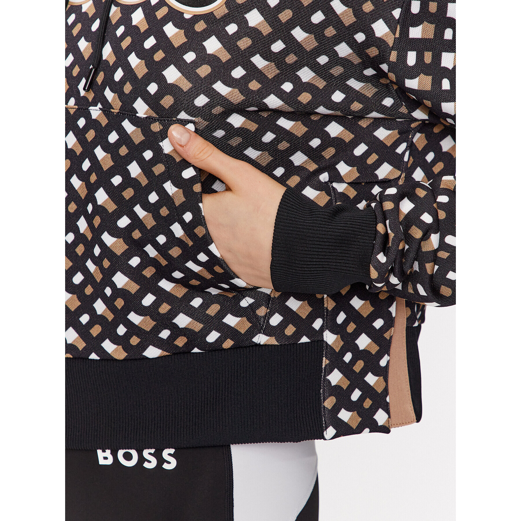 Boss Суитшърт Ecropi 50494471 Черен Regular Fit - Pepit.bg