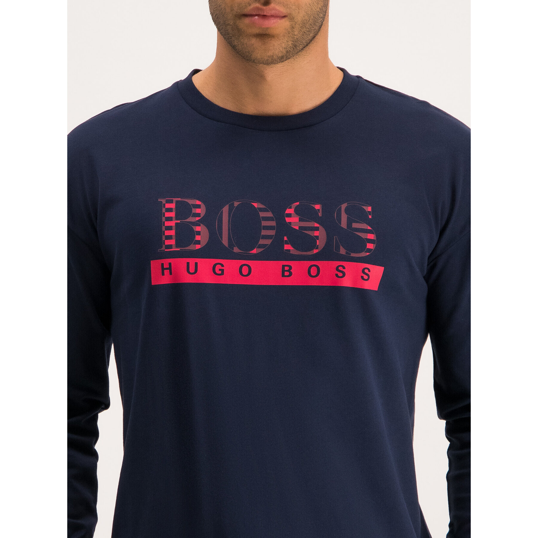 Boss Суитшърт Authentic 50420490 Тъмносин Regular Fit - Pepit.bg