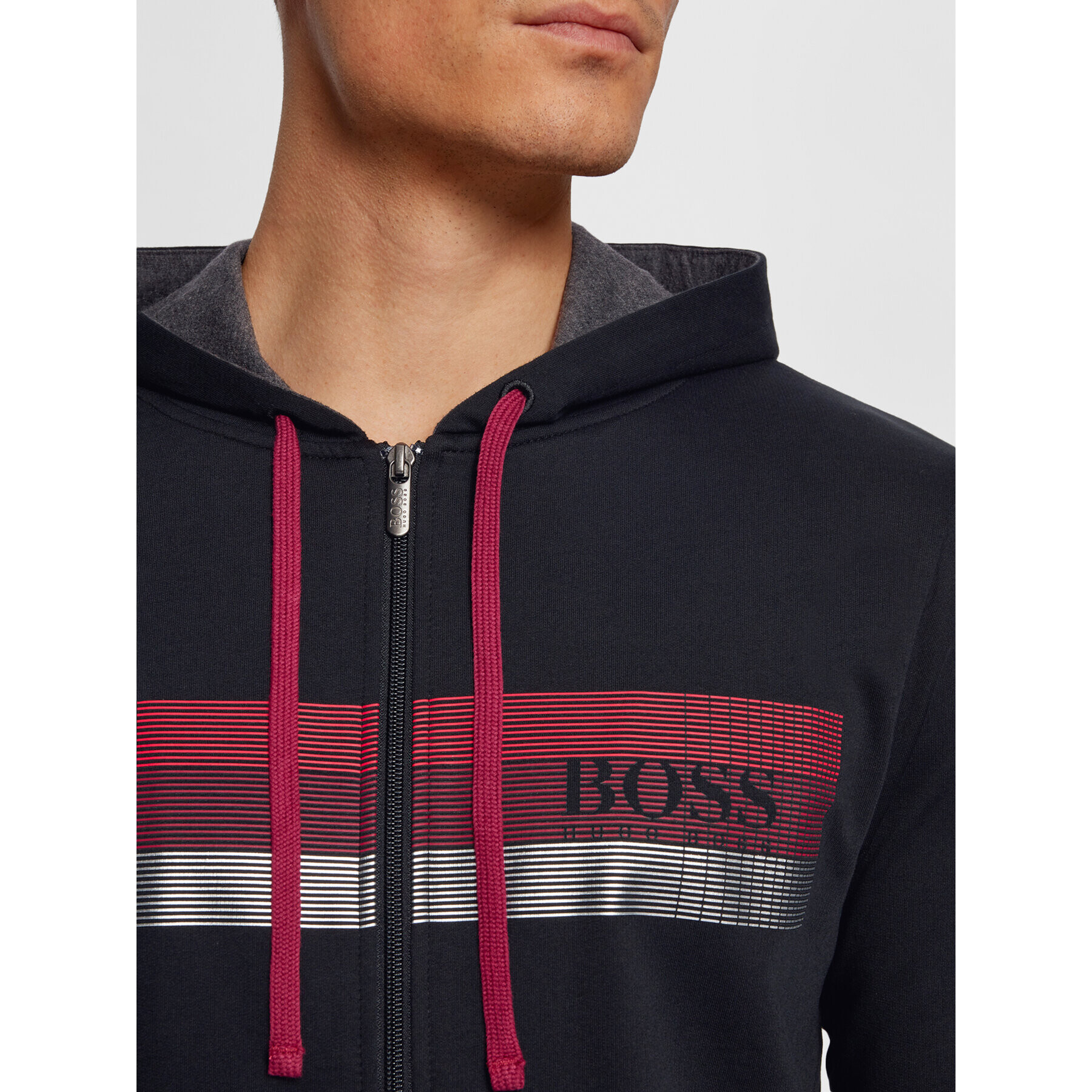 Boss Суитшърт Authentic 50442755 Черен Regular Fit - Pepit.bg