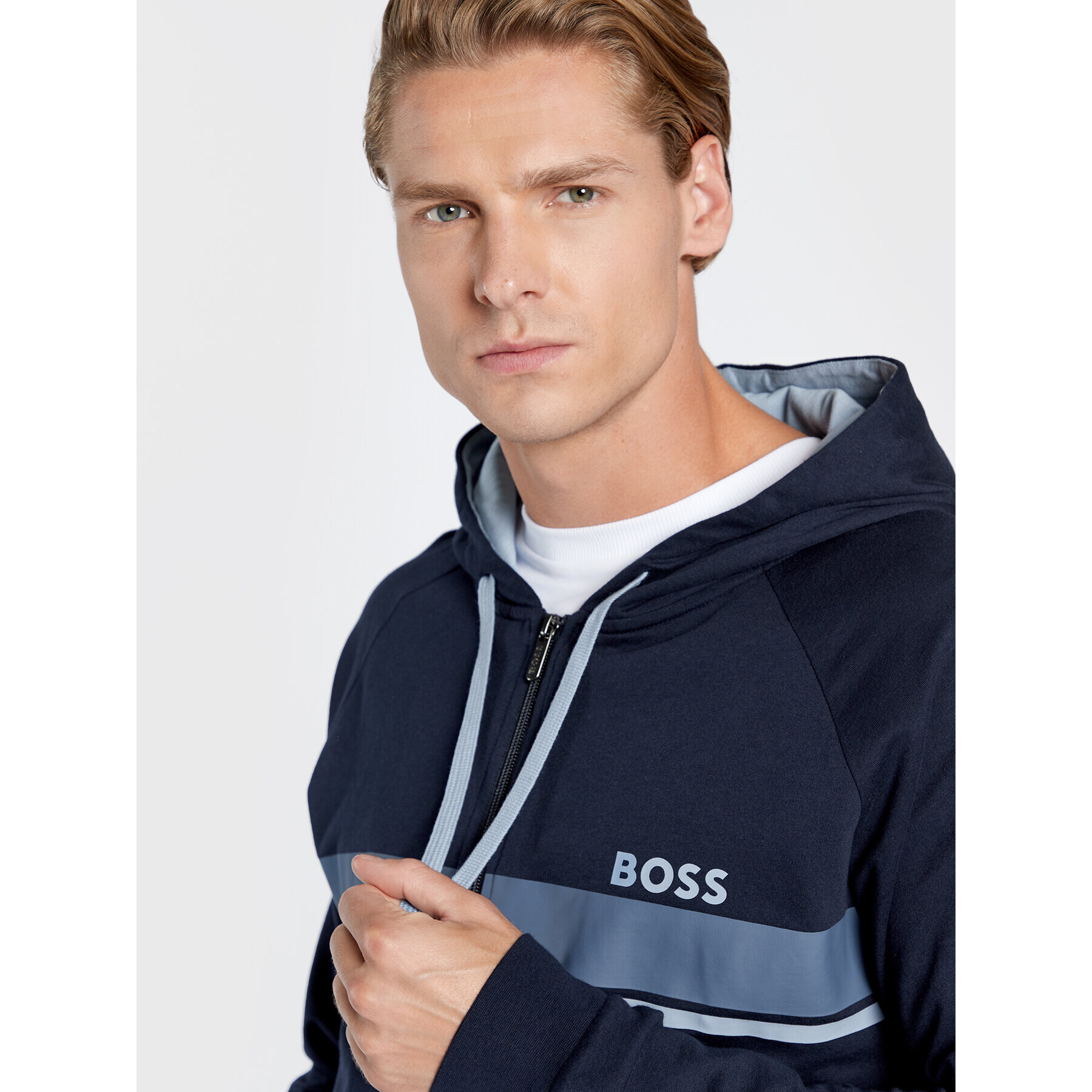 Boss Суитшърт Authentic 50480549 Тъмносин Regular Fit - Pepit.bg