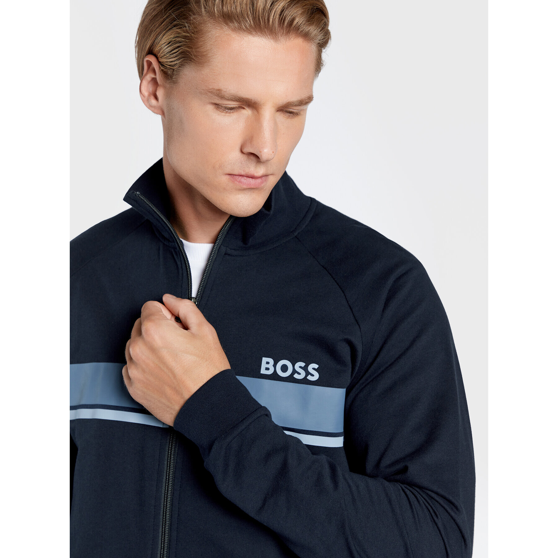 Boss Суитшърт Authentic 50480553 Тъмносин Regular Fit - Pepit.bg