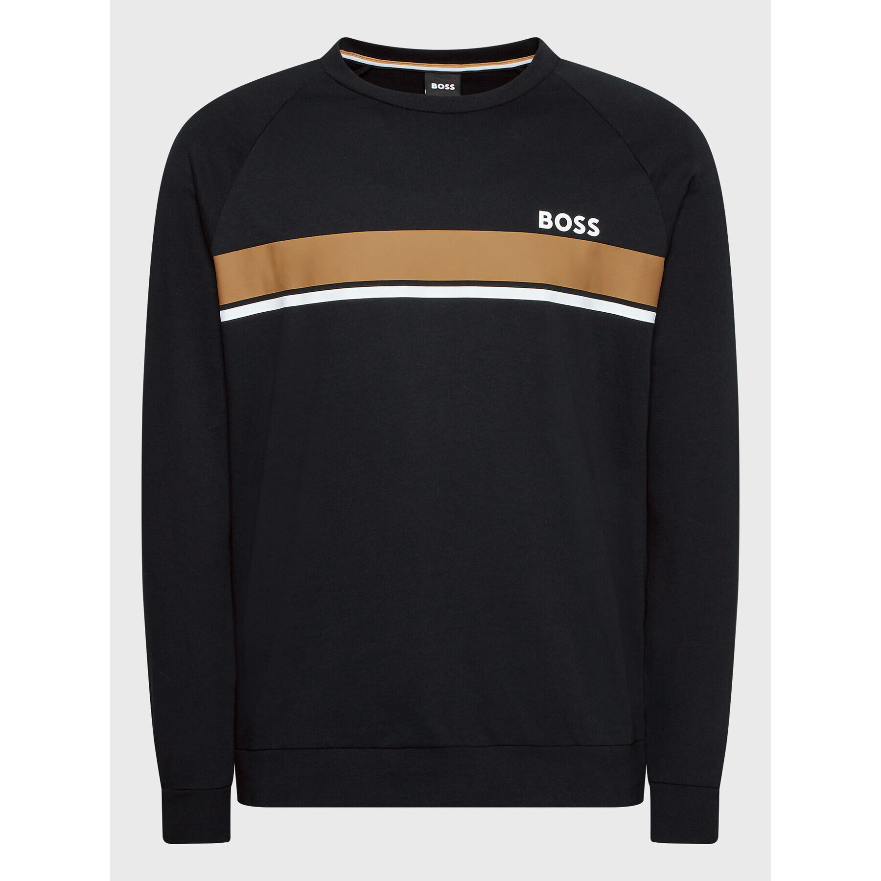 Boss Суитшърт Authentic 50480561 Черен Regular Fit - Pepit.bg