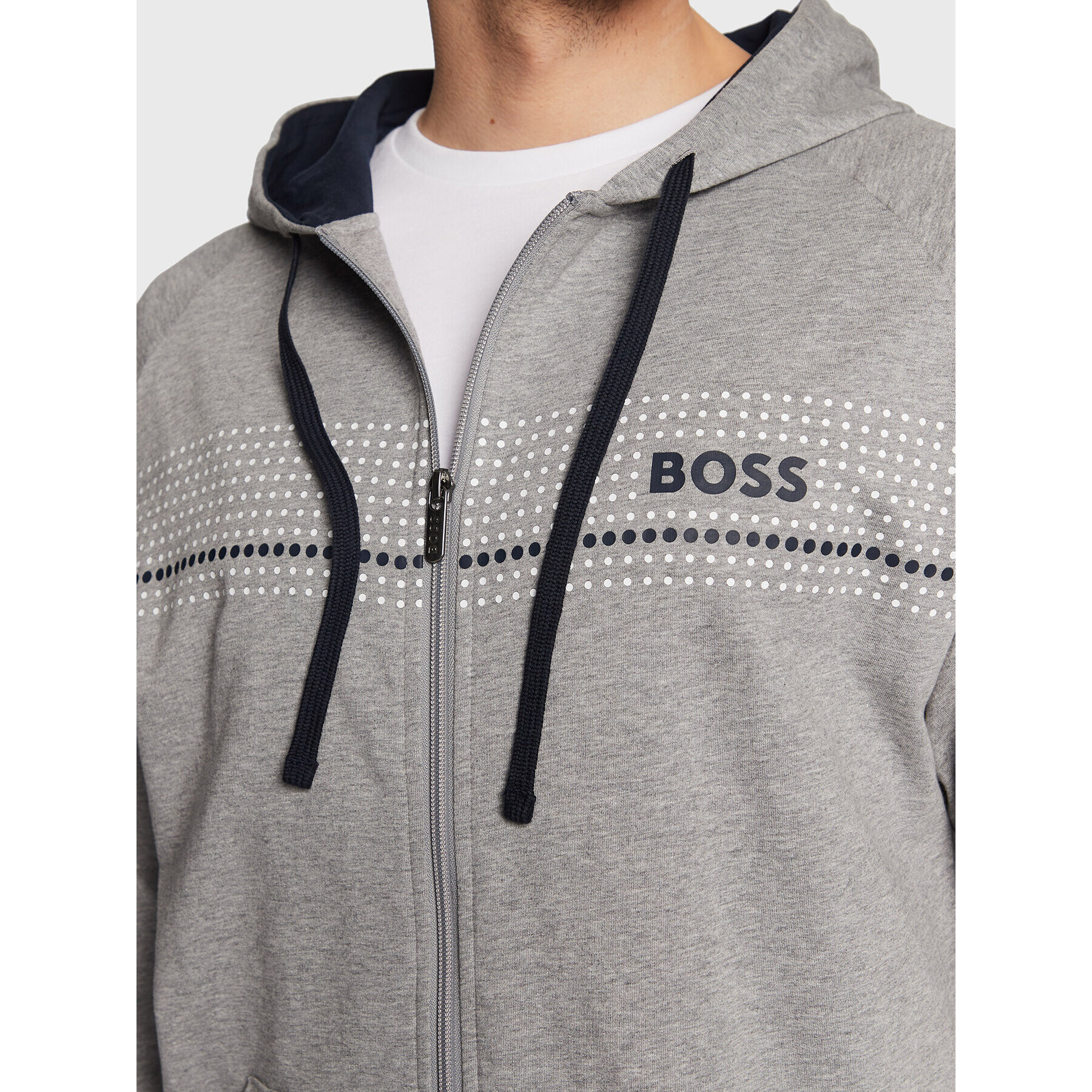 Boss Суитшърт Authentic 50485940 Сив Regular Fit - Pepit.bg