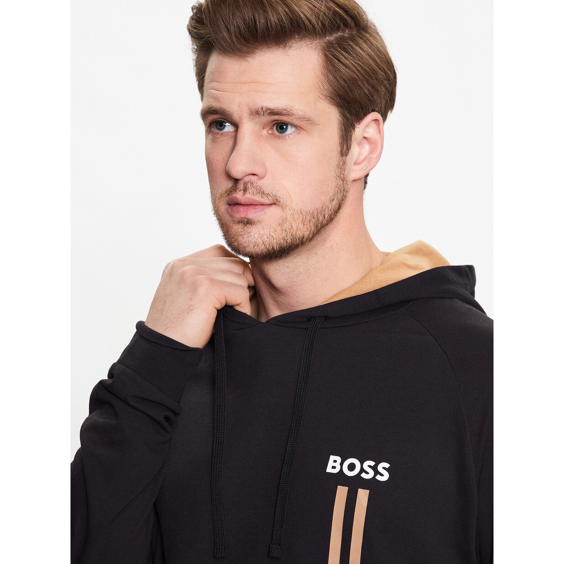 Boss Суитшърт Authentic 50491251 Черен Regular Fit - Pepit.bg