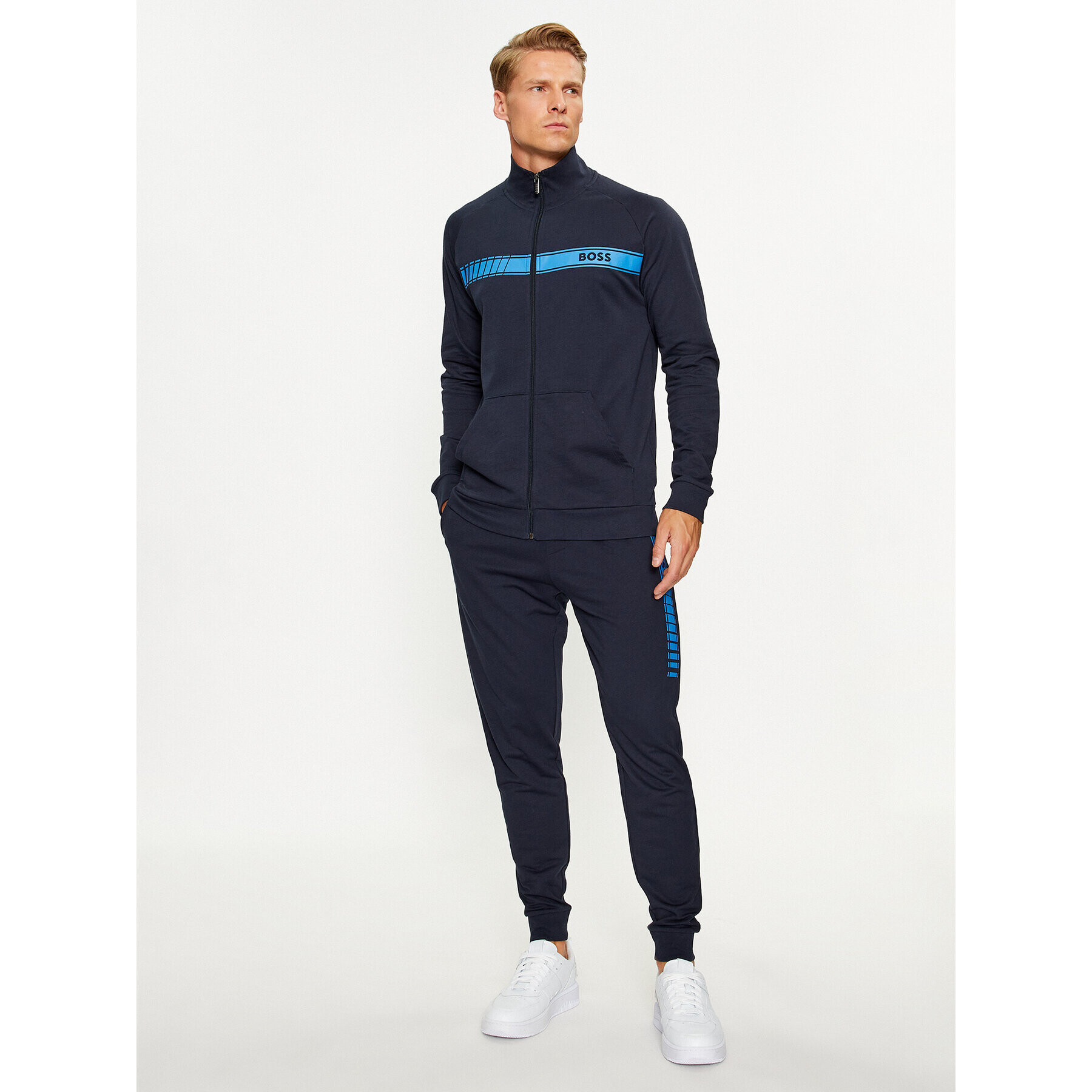 Boss Суитшърт Authentic 50496746 Тъмносин Regular Fit - Pepit.bg