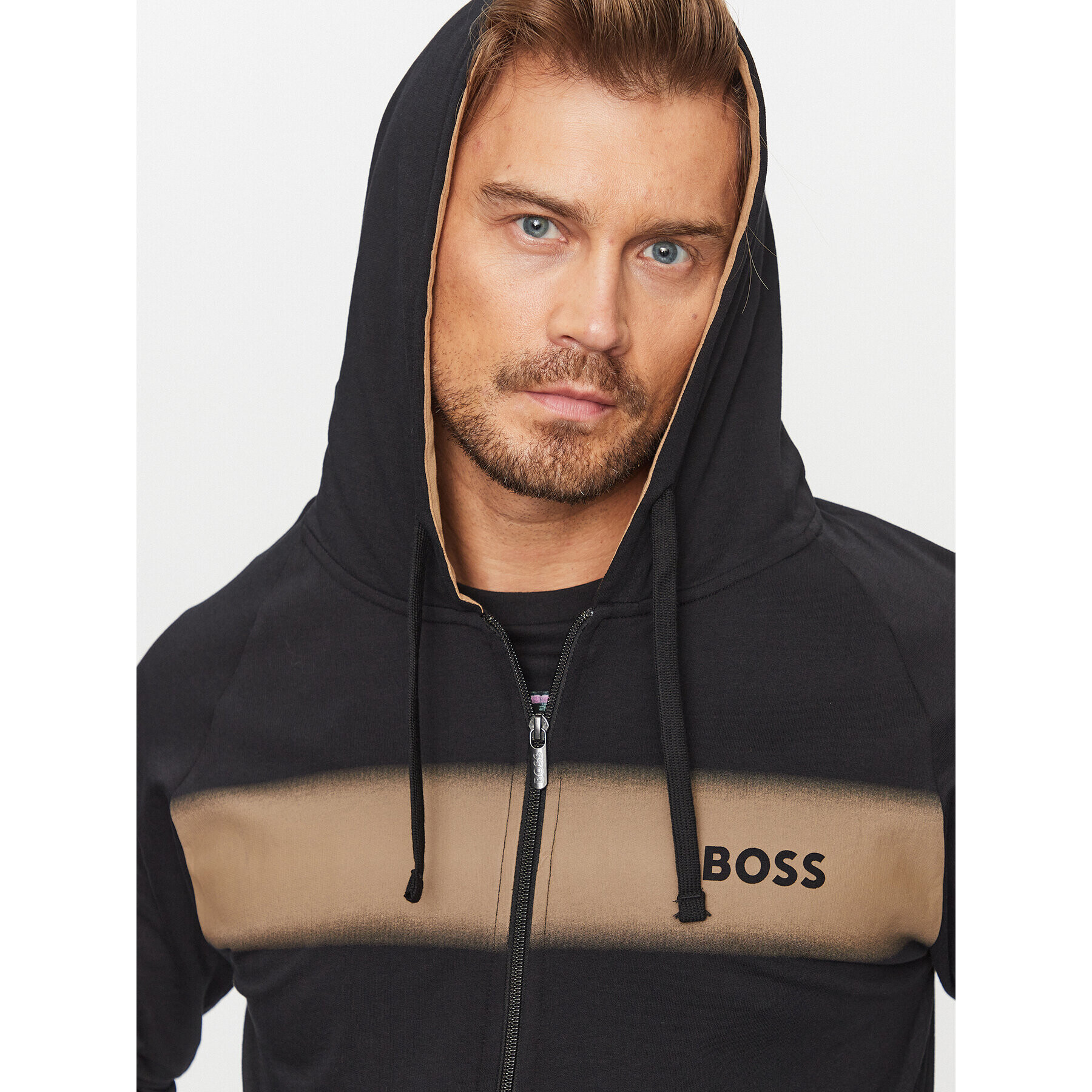 Boss Суитшърт Authentic 50503065 Черен Regular Fit - Pepit.bg