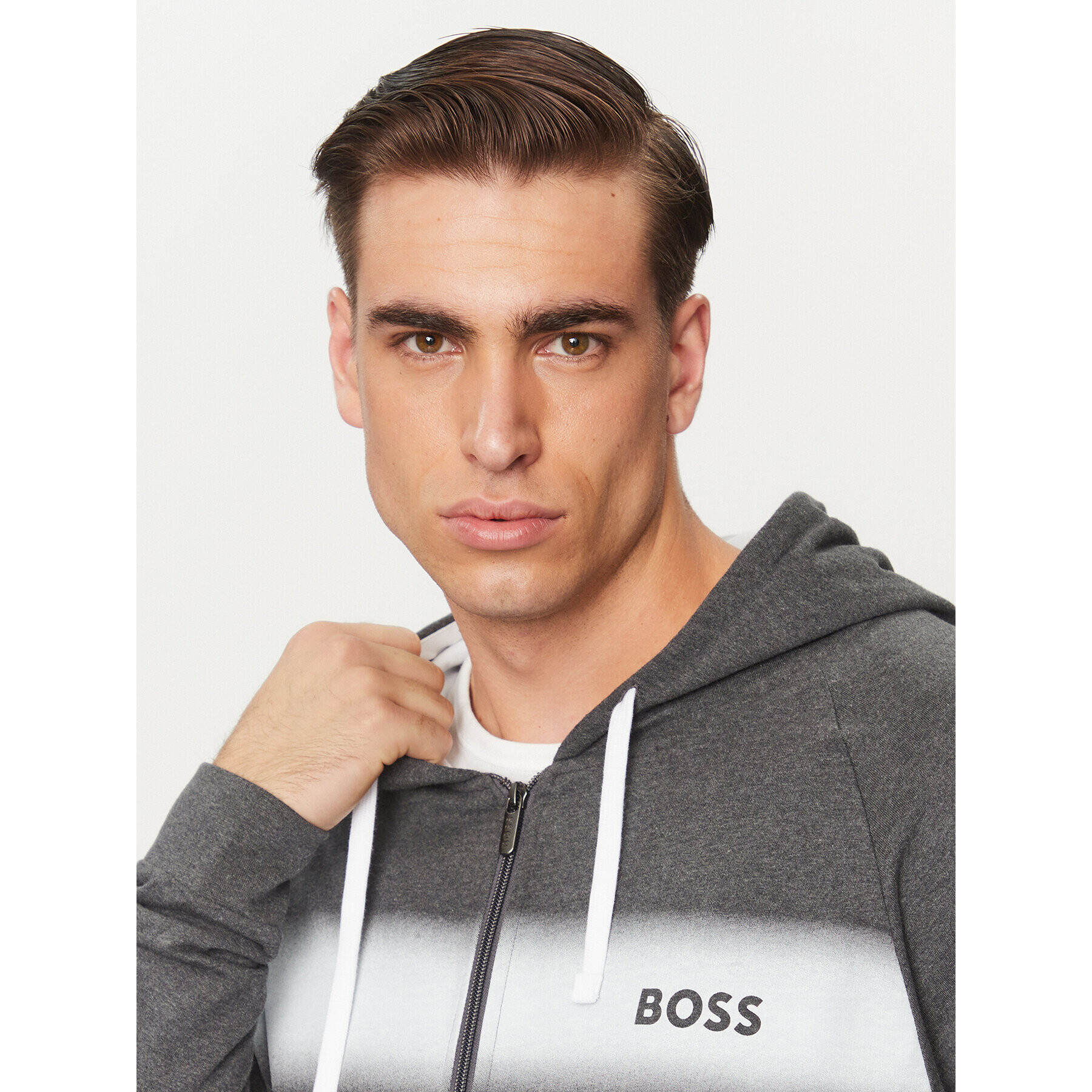 Boss Суитшърт Authentic 50503065 Сив Regular Fit - Pepit.bg